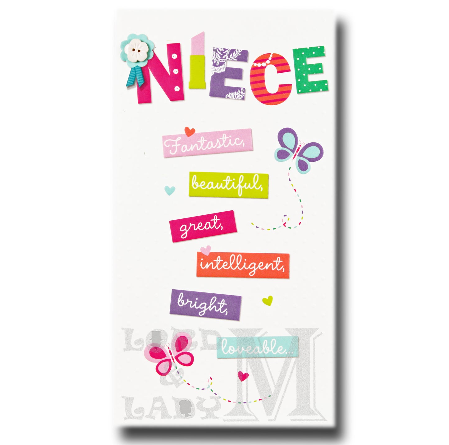 23cm - Niece Fantastic, Beautiful, Great ... - JK