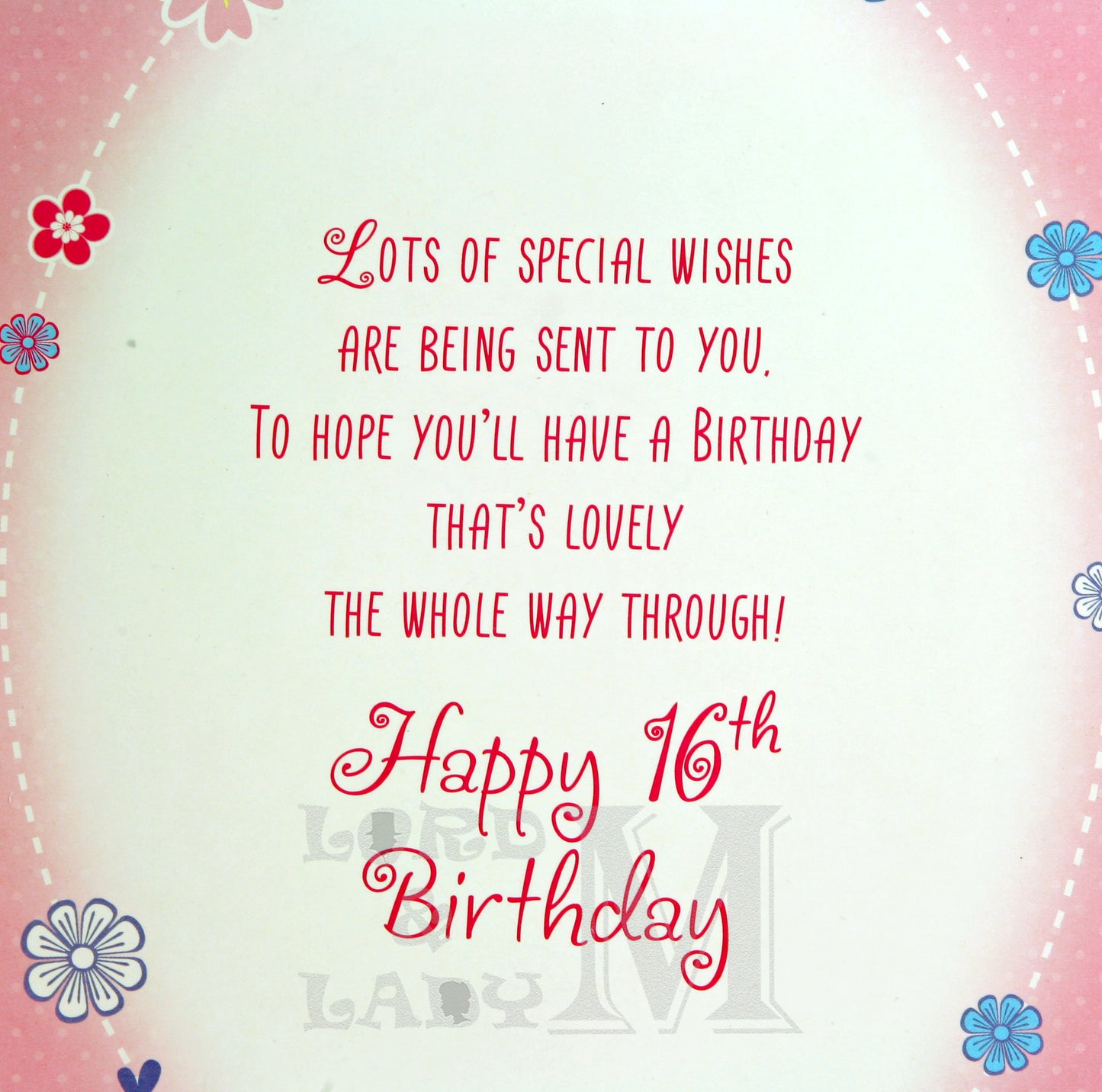 19cm - You're 16 - Pink - BGC