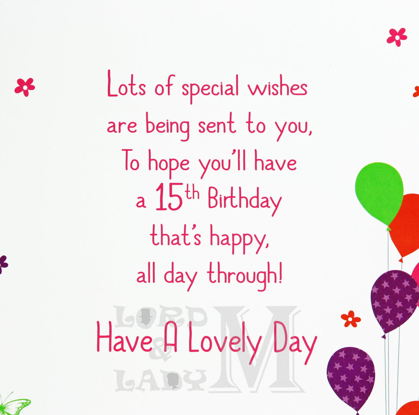 19cm - 15 Today Happy Birthday! - BGC