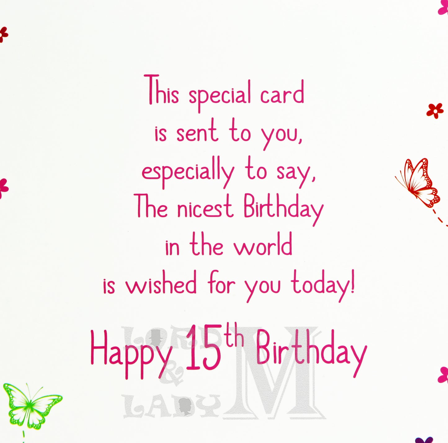 19cm - 15 Happy Birthday! - Balloons Bunting - BGC