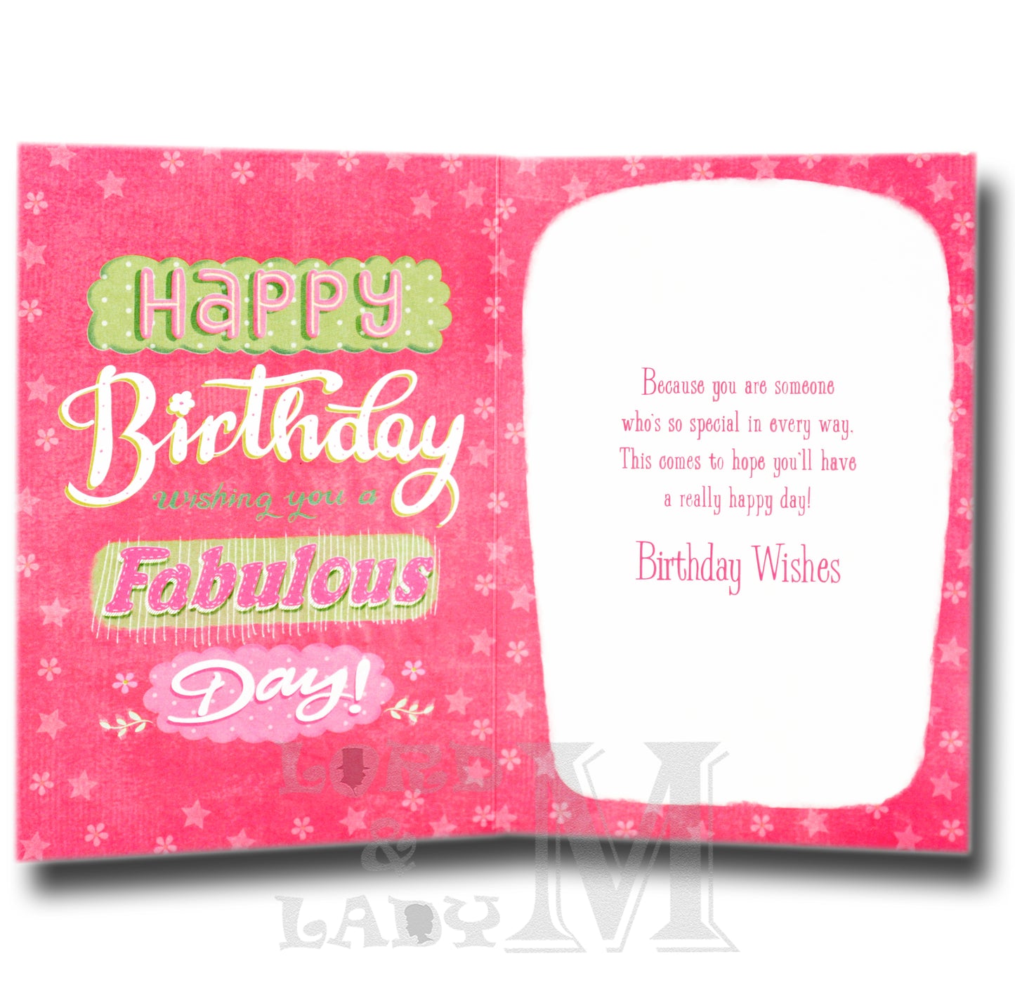 19cm - You're 15 Today! Happy Birthday - Pink - BG