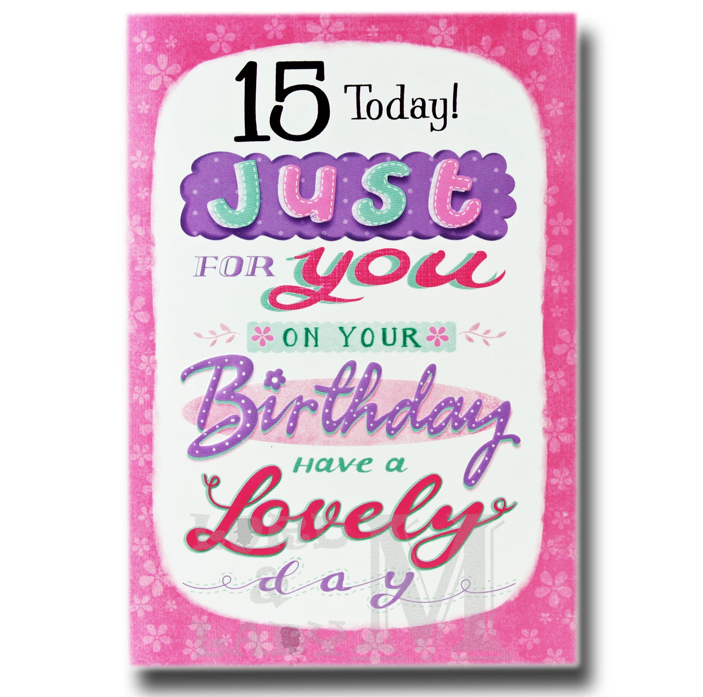19cm - 15 Today! Just For You - Pink Purple - BGC