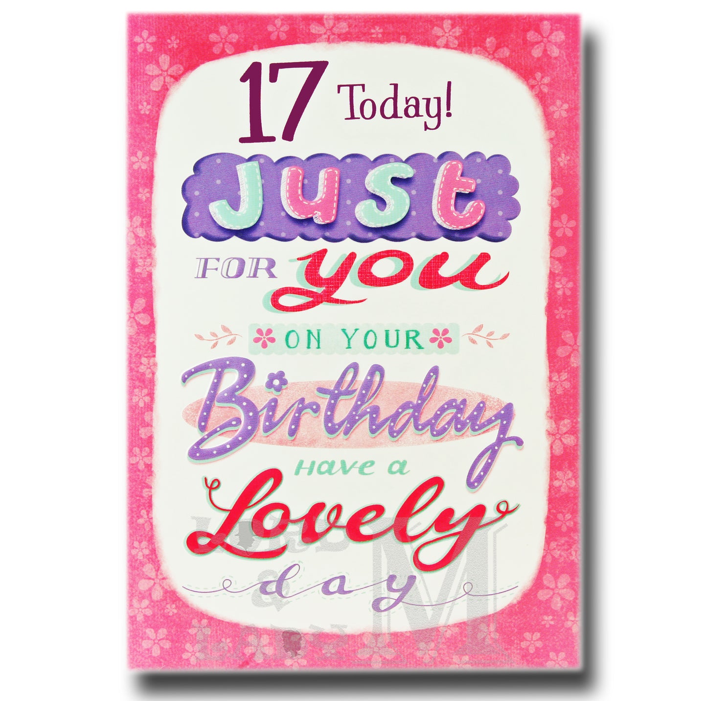 19cm - 17 Today! Just For You - Pink Purple - BGC