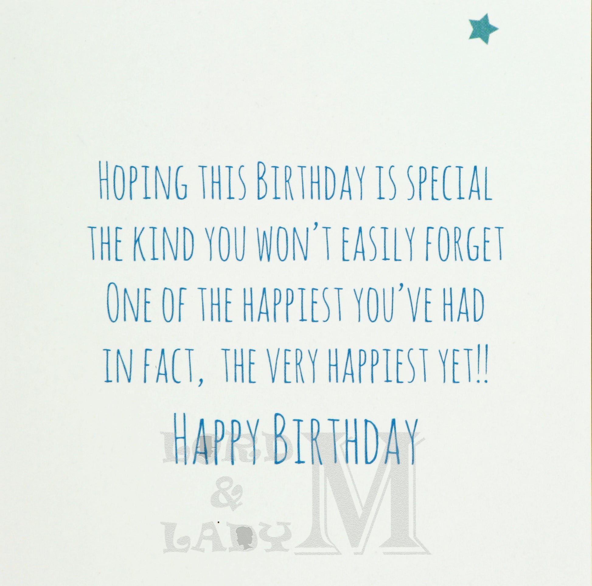 19cm - To A Wonderful Uncle Have A Great Time - DGC