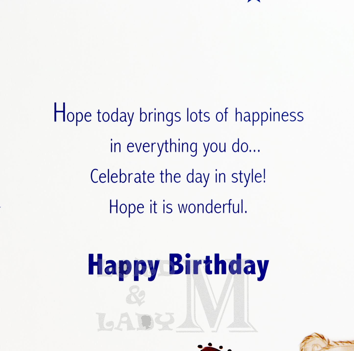 19cm - Happy Birthday Uncle - Red Card Guitar - DGC