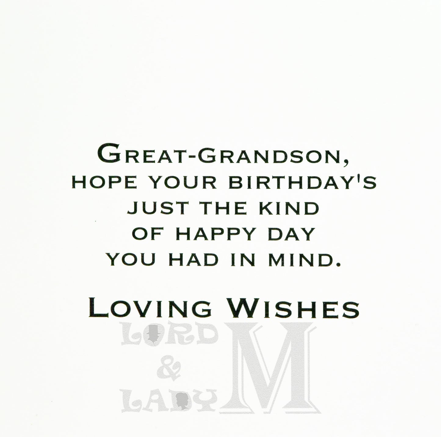 19cm - Happy Birthday To You Great-Grandson - Gaming - GH