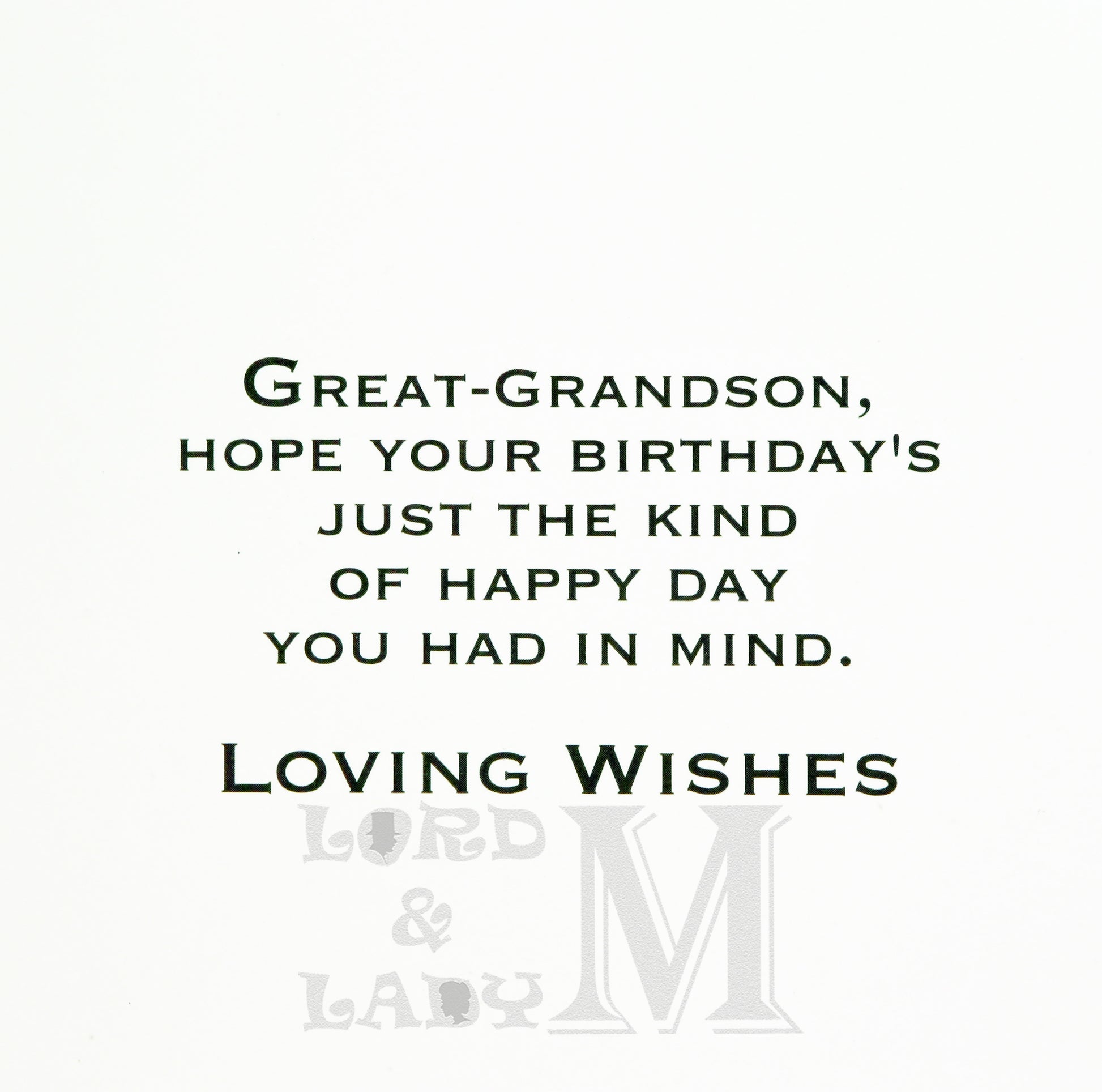 19cm - Happy Birthday To You Great-Grandson - Gaming - GH