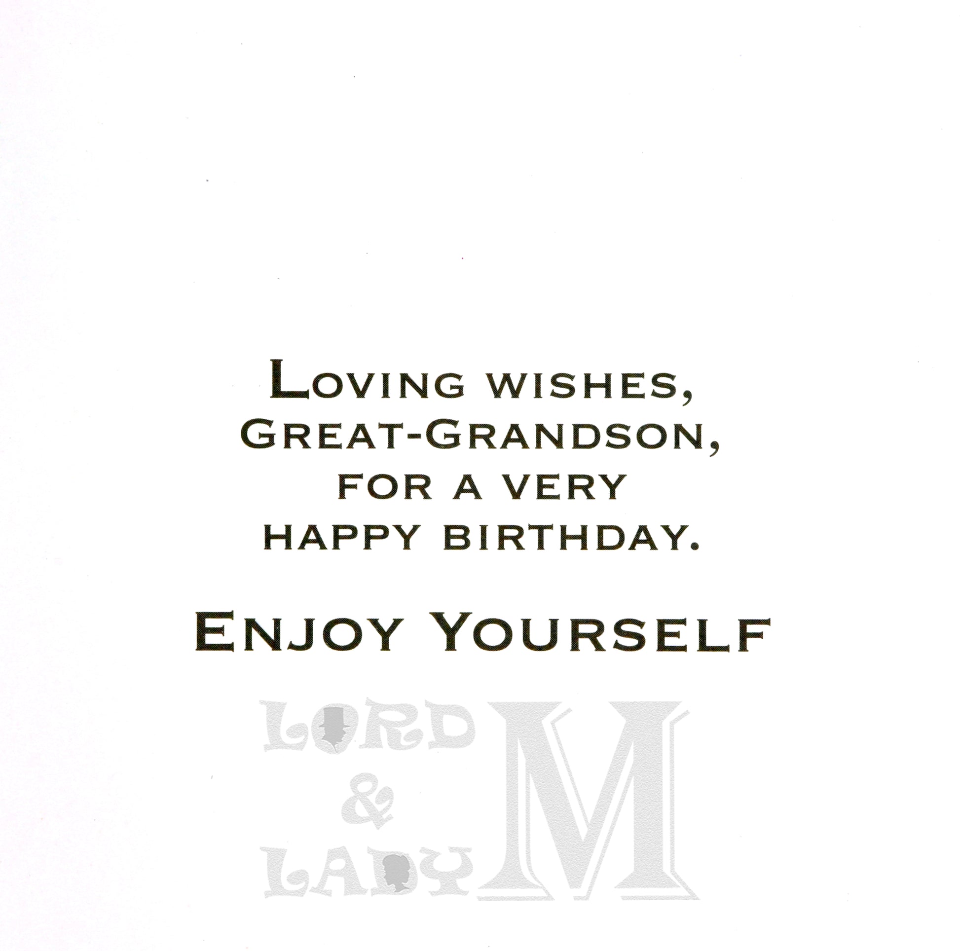 19cm - Birthday Wishes Great-Grandson - Gaming - GH