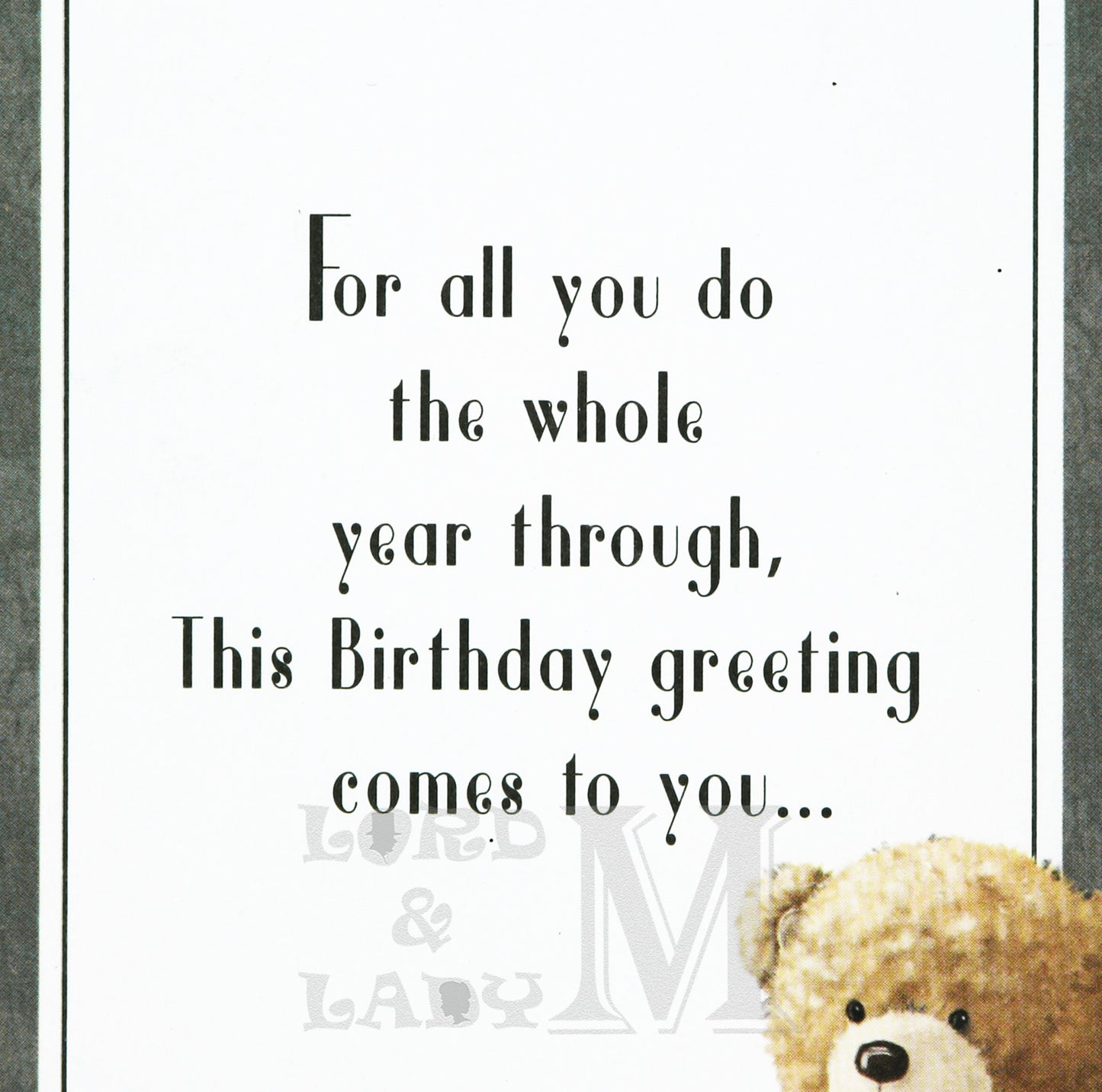 23cm - To My Special Husband On Your Birthday - BGC
