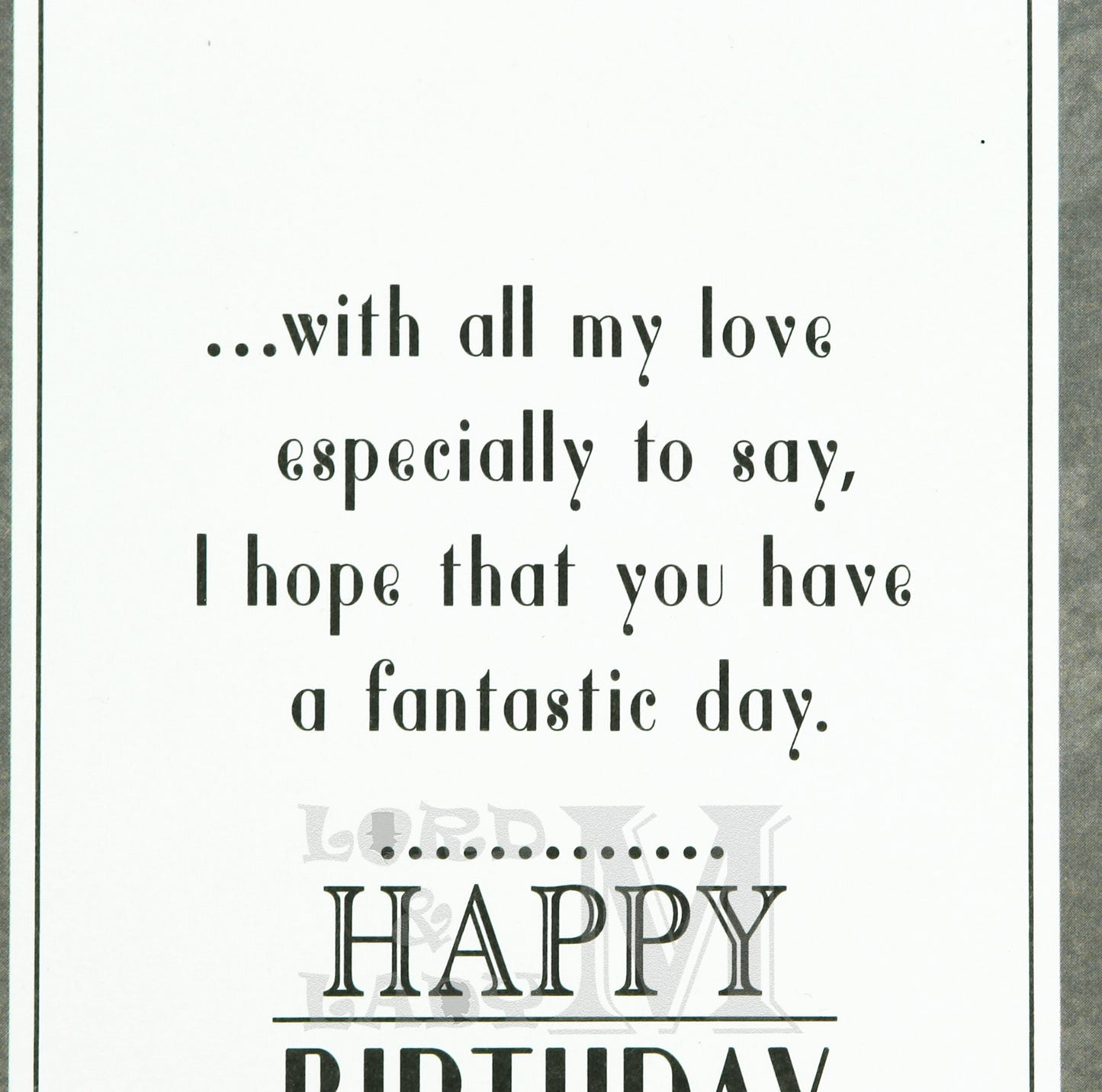 23cm - To My Special Husband On Your Birthday - BGC