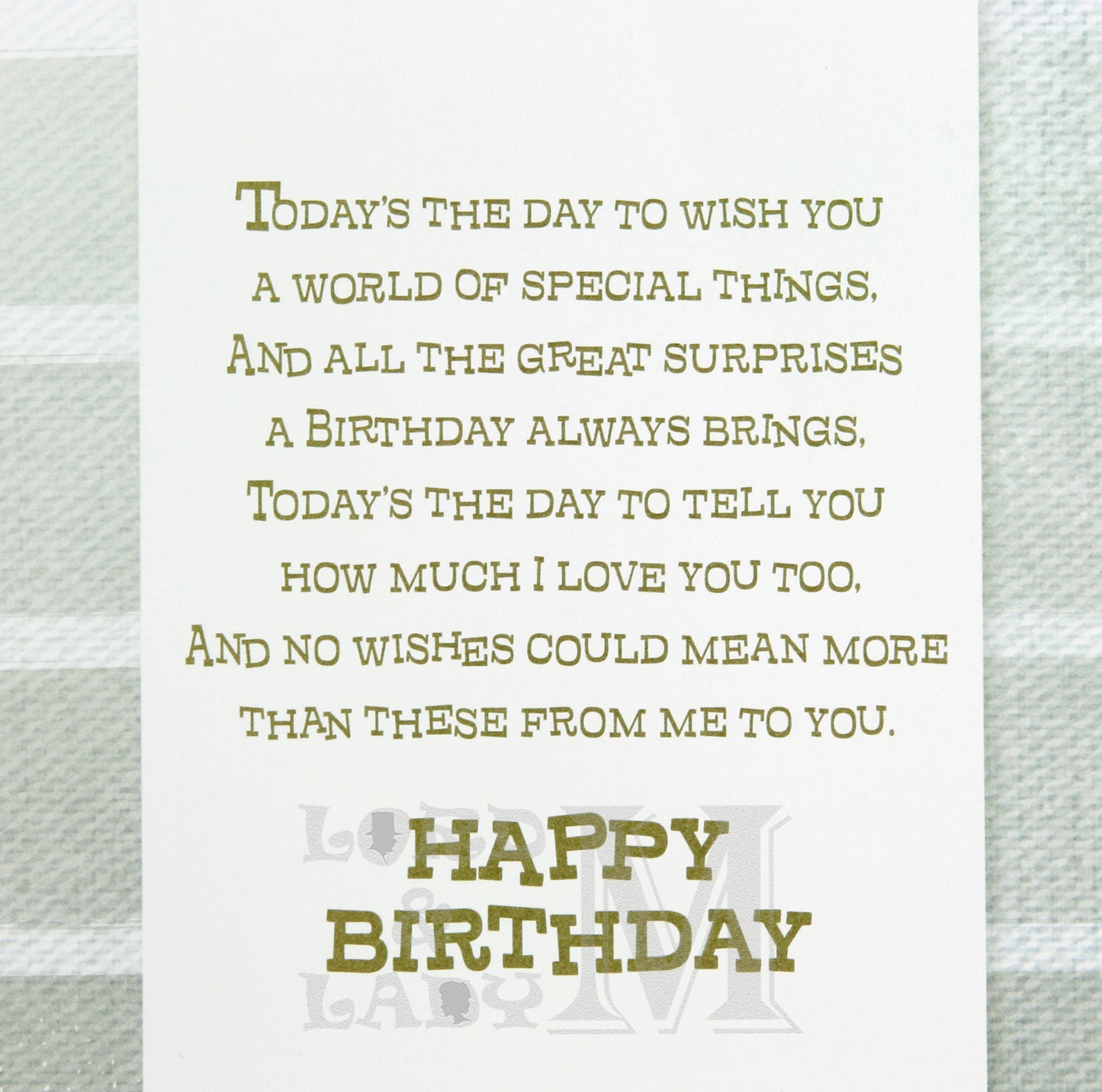 23cm - For My Fantastic Husband Happy Birthday - BGC