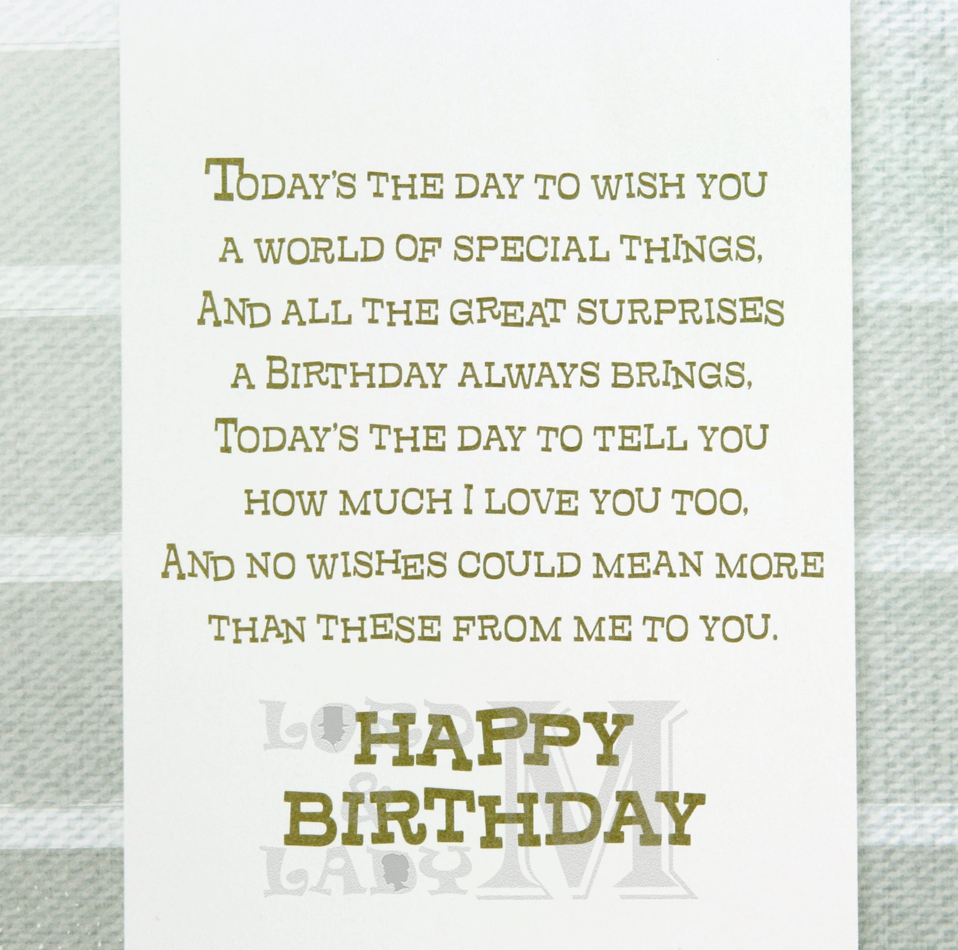 23cm - For My Fantastic Husband Happy Birthday - BGC