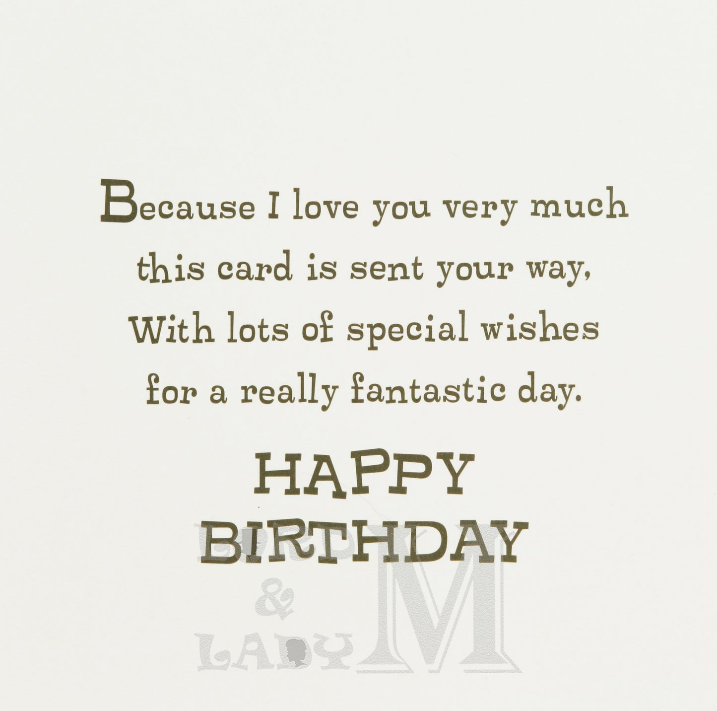 19cm - To My Very Special Husband Have A Brilliant - BGC