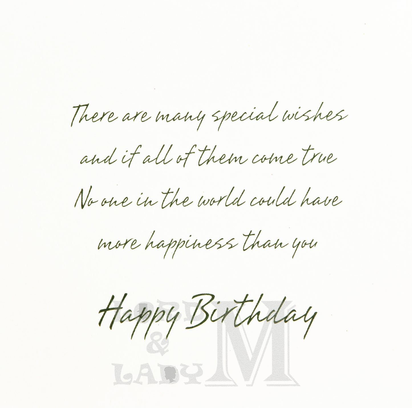 19cm - .. Great-Grandma .. - Bird Letter - GH
