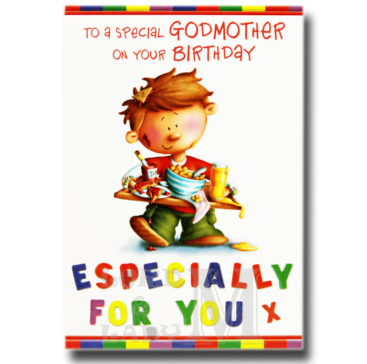 19cm - To A Special Godmother - Boy Breakfast - BGC