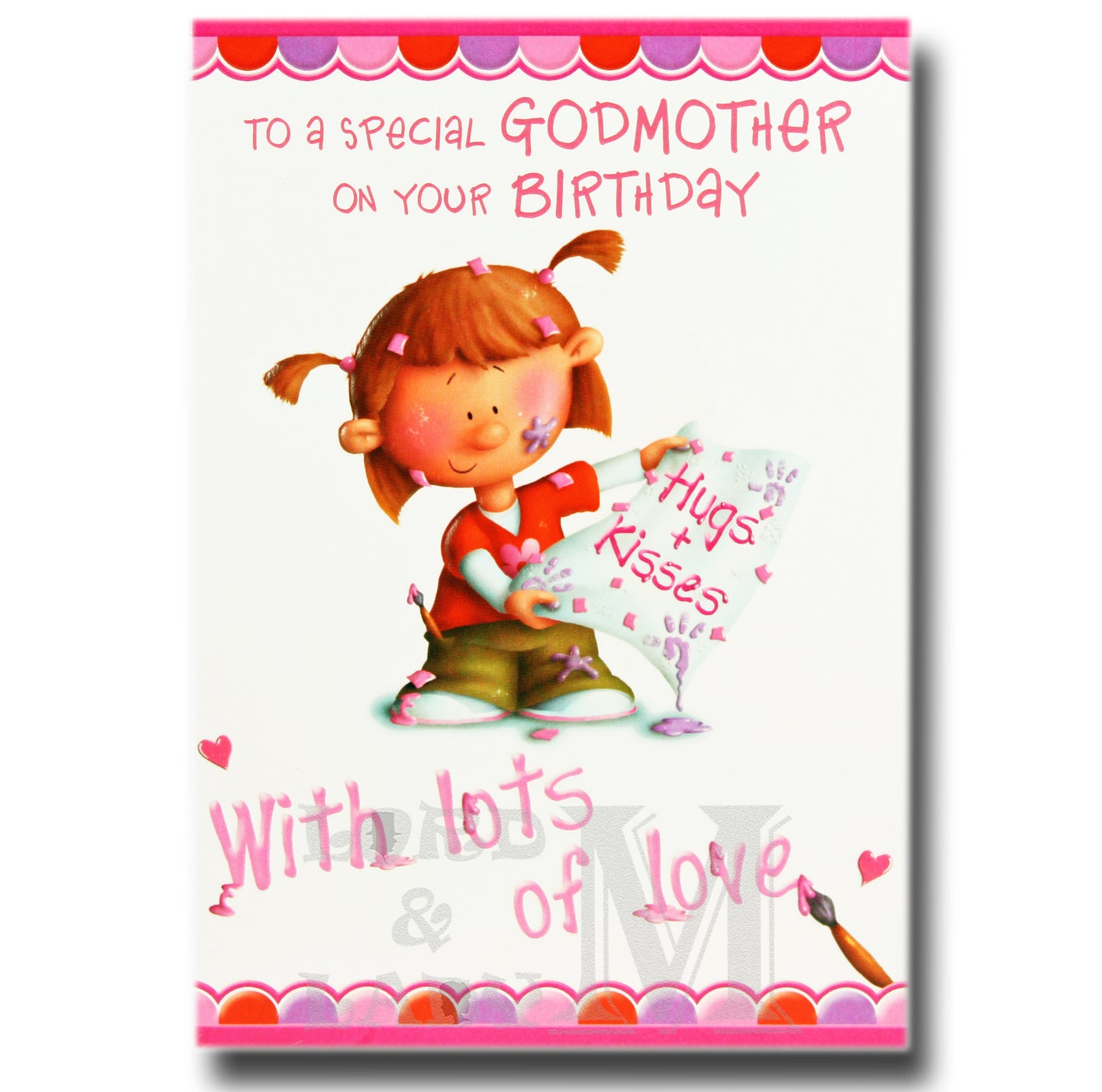 19cm - To A Special Godmother - Girl Painting - BGC