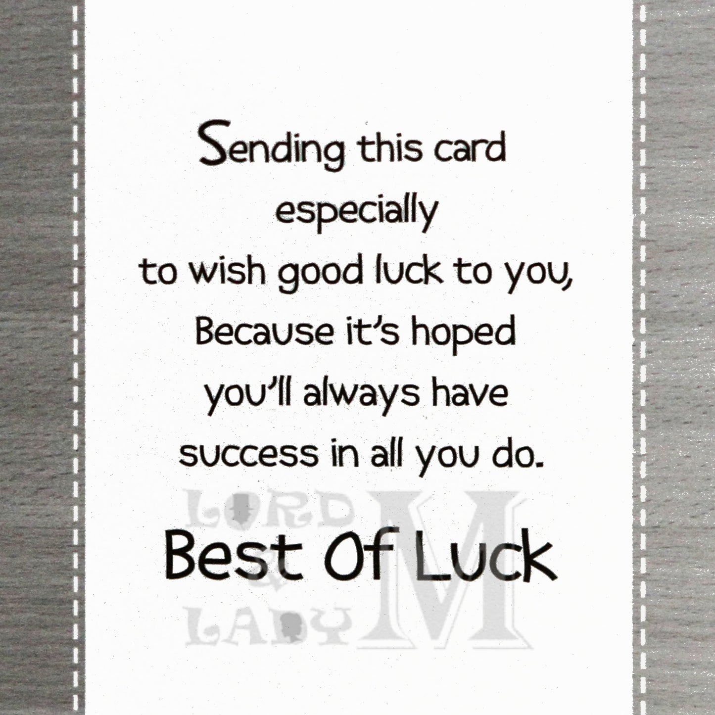 19cm - Good Luck To You At College - BGC