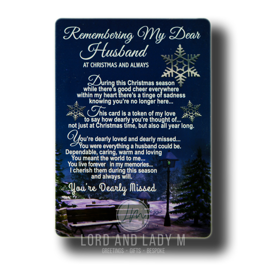 15cm - Remembering My Dear Husband ... - JK