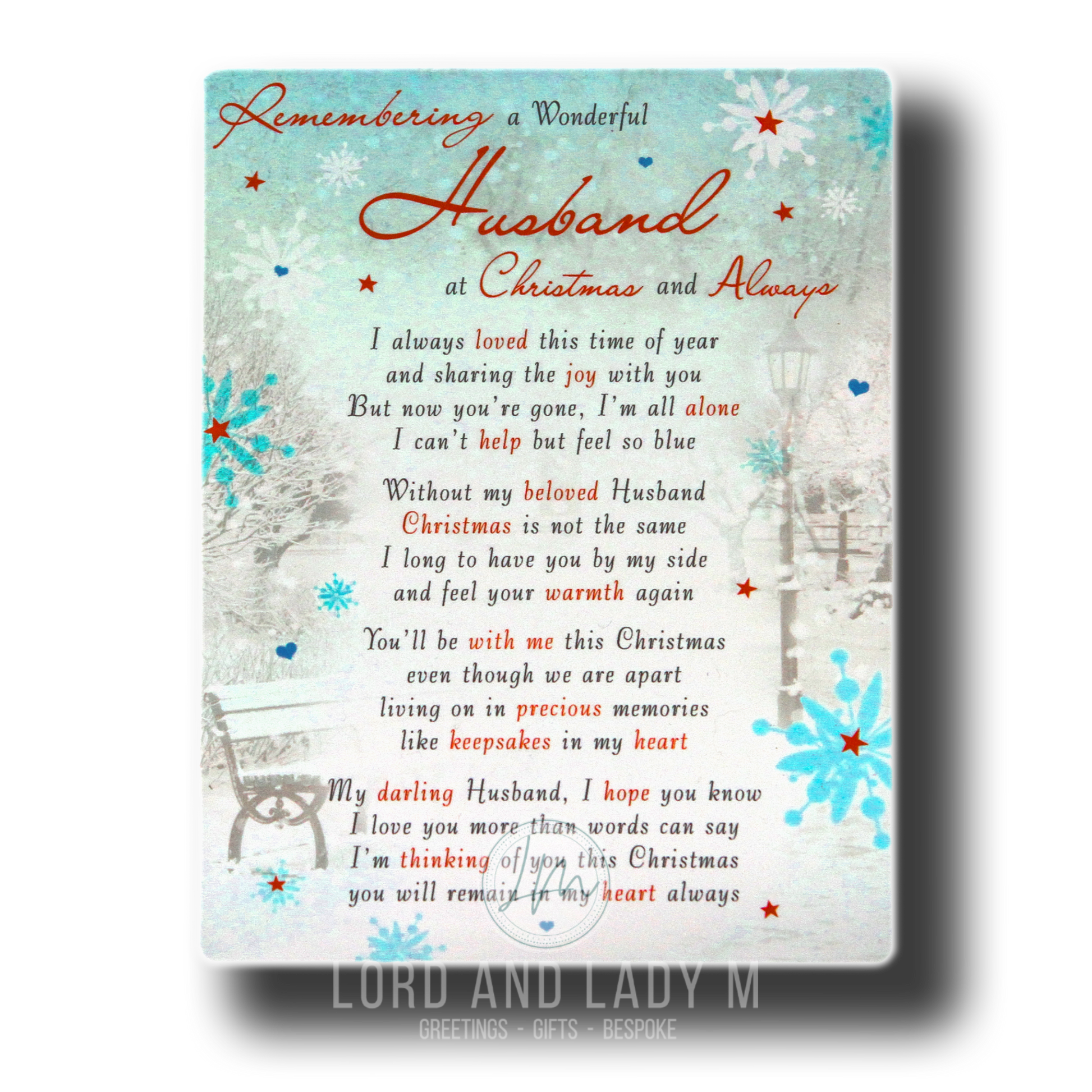 16cm - Remembering A Wonderful Husband At ... - JK