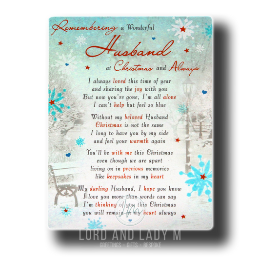 16cm - Remembering A Wonderful Husband At ... - JK
