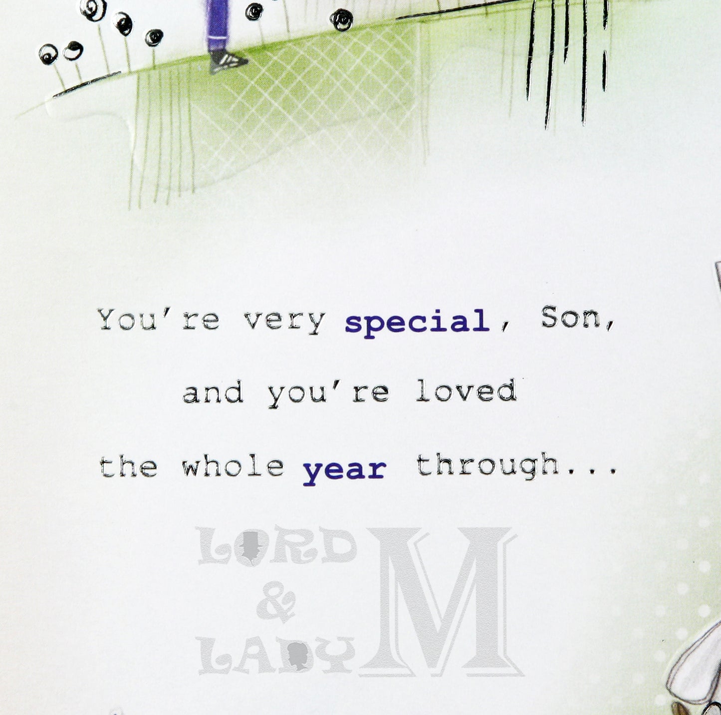 27cm - Birthday Wishes For You, Son - Lge Let - DGC