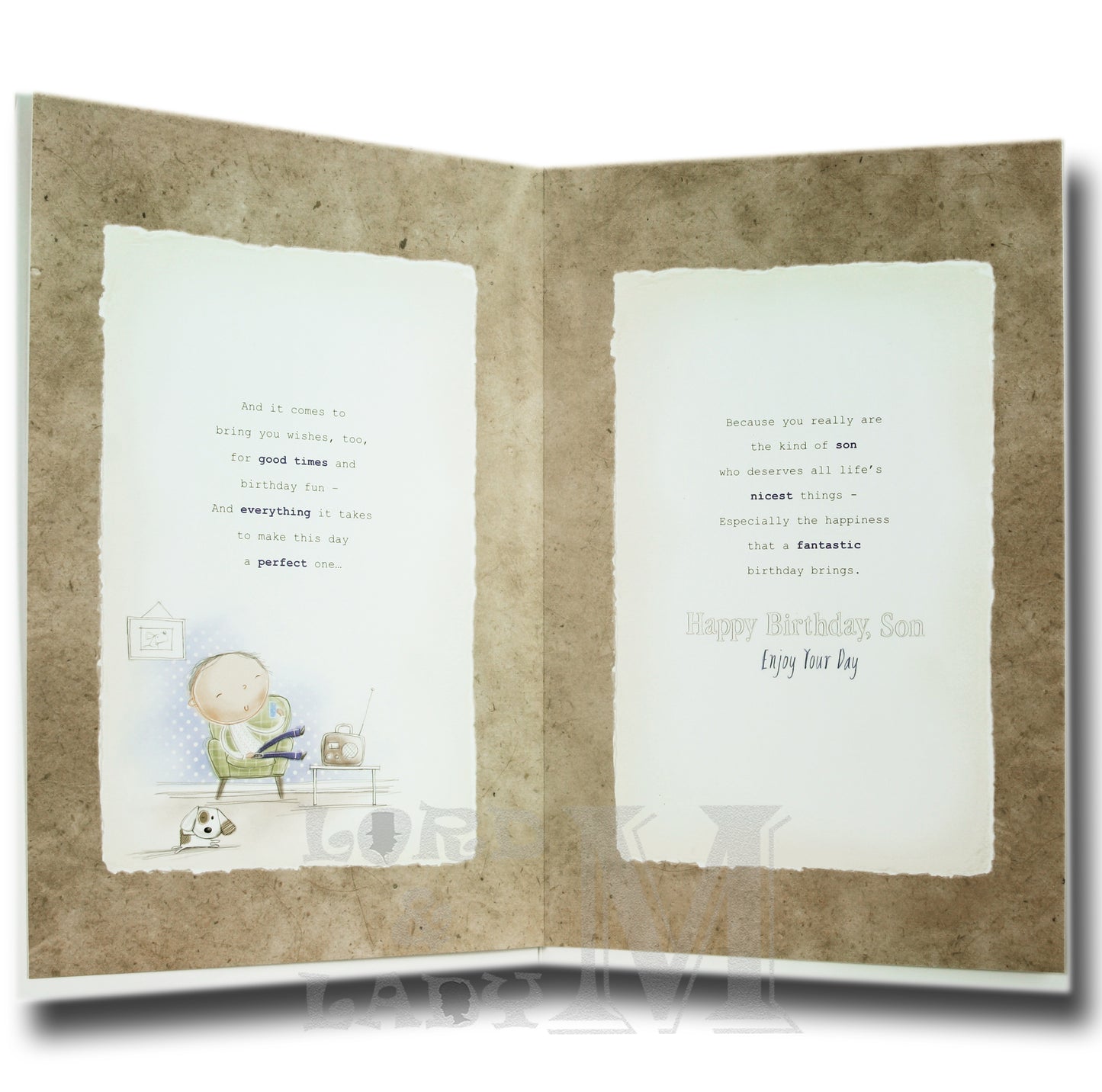 27cm - Birthday Wishes For You, Son - Lge Let - DGC