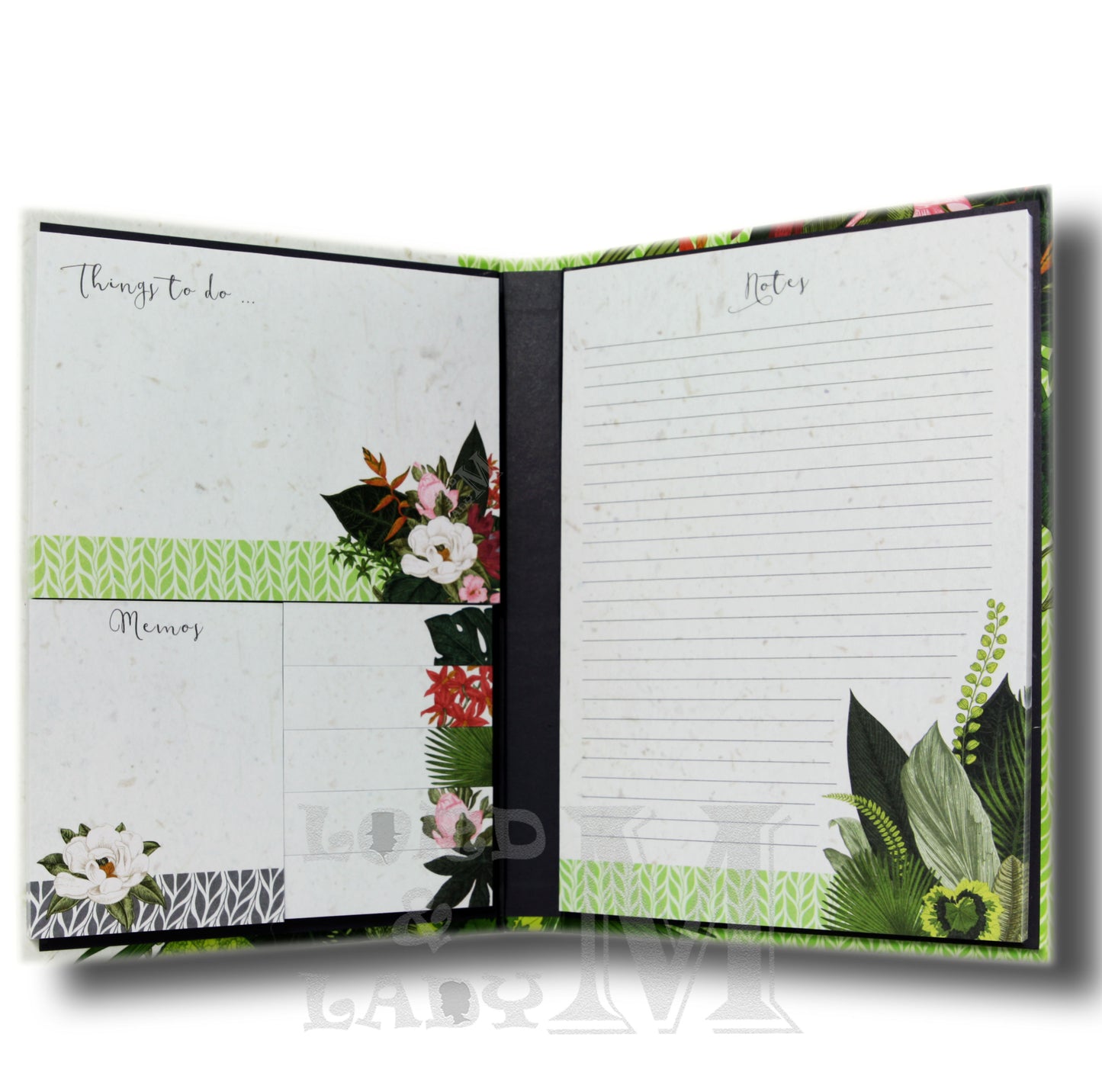 Botanicals Sticky Folder - Sticky Notes Memo Pad