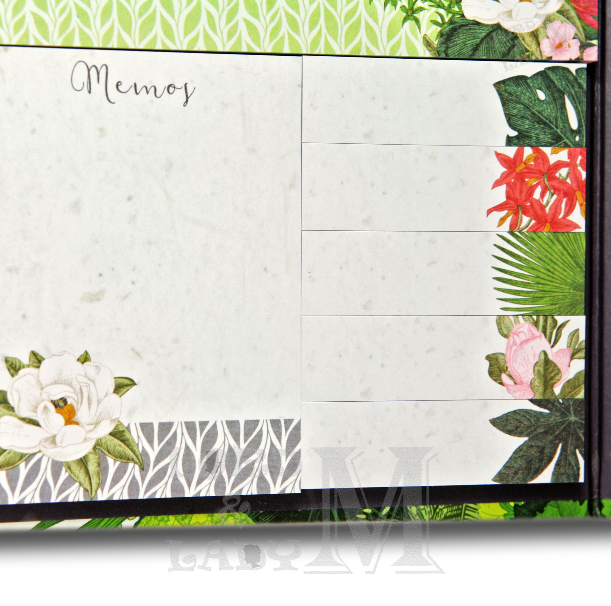Botanicals Sticky Folder - Sticky Notes Memo Pad