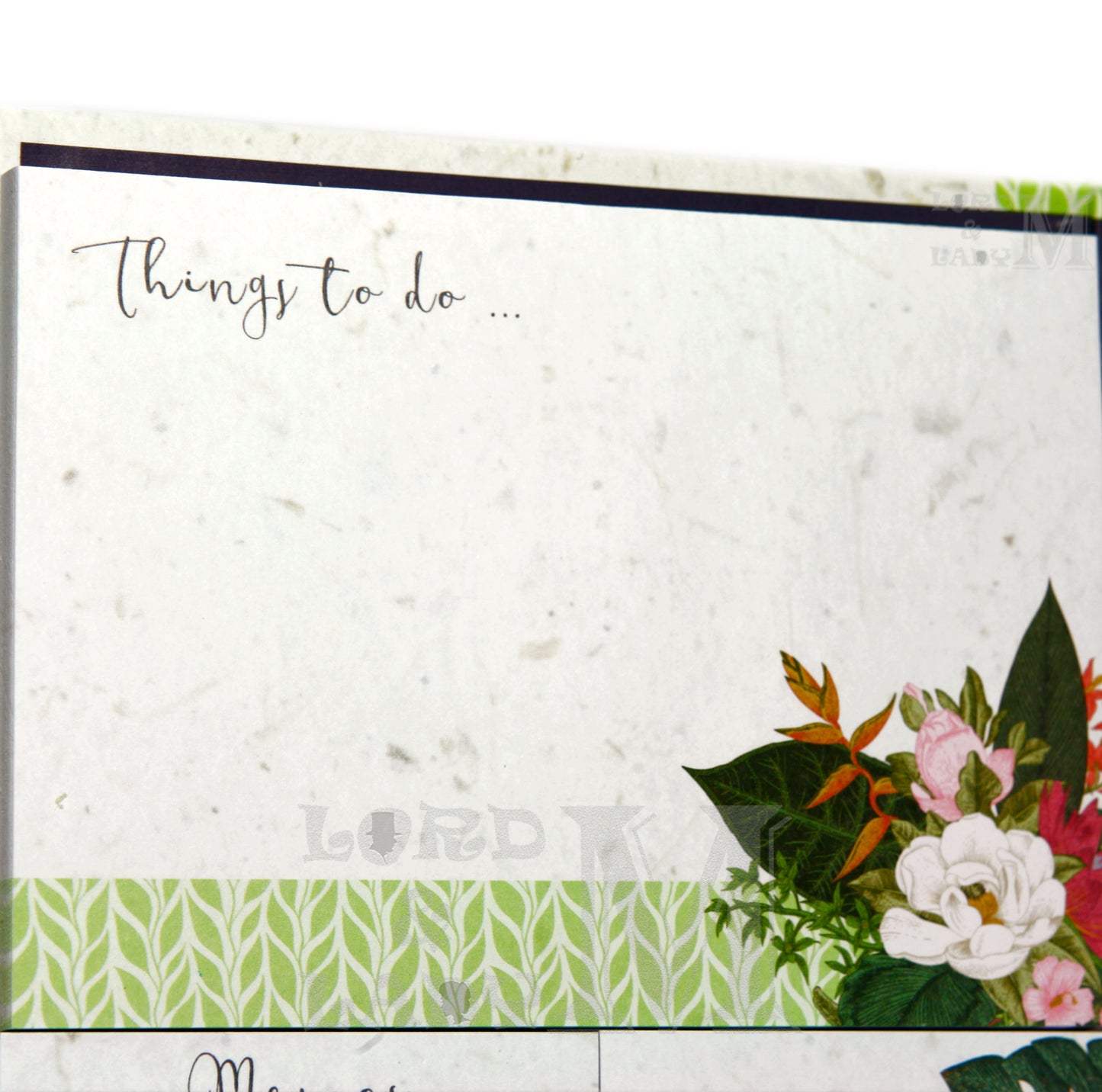 Botanicals Sticky Folder - Sticky Notes Memo Pad