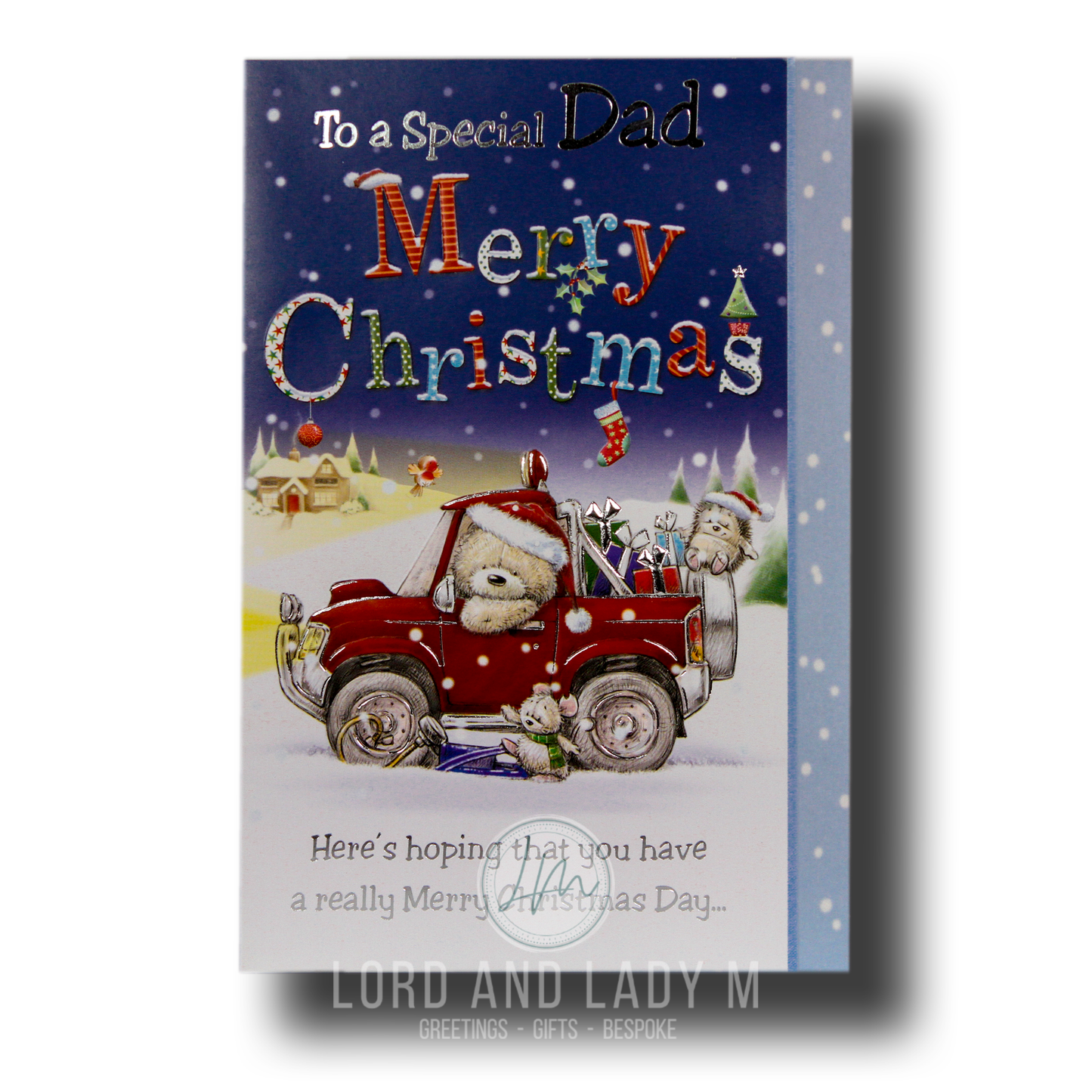 19cm - To A Special Dad Merry Christmas Here's - E