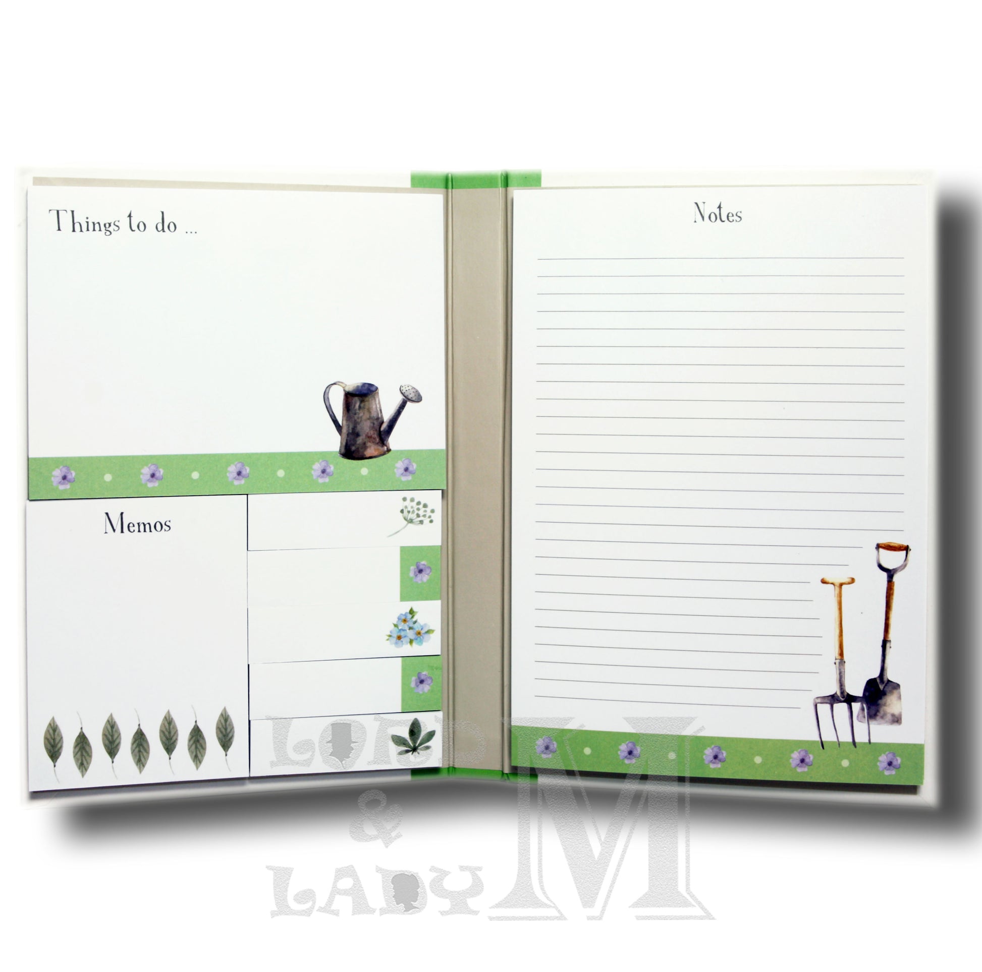 My Garden Sticky Notes Folder - Sticky Notes Memo Pad