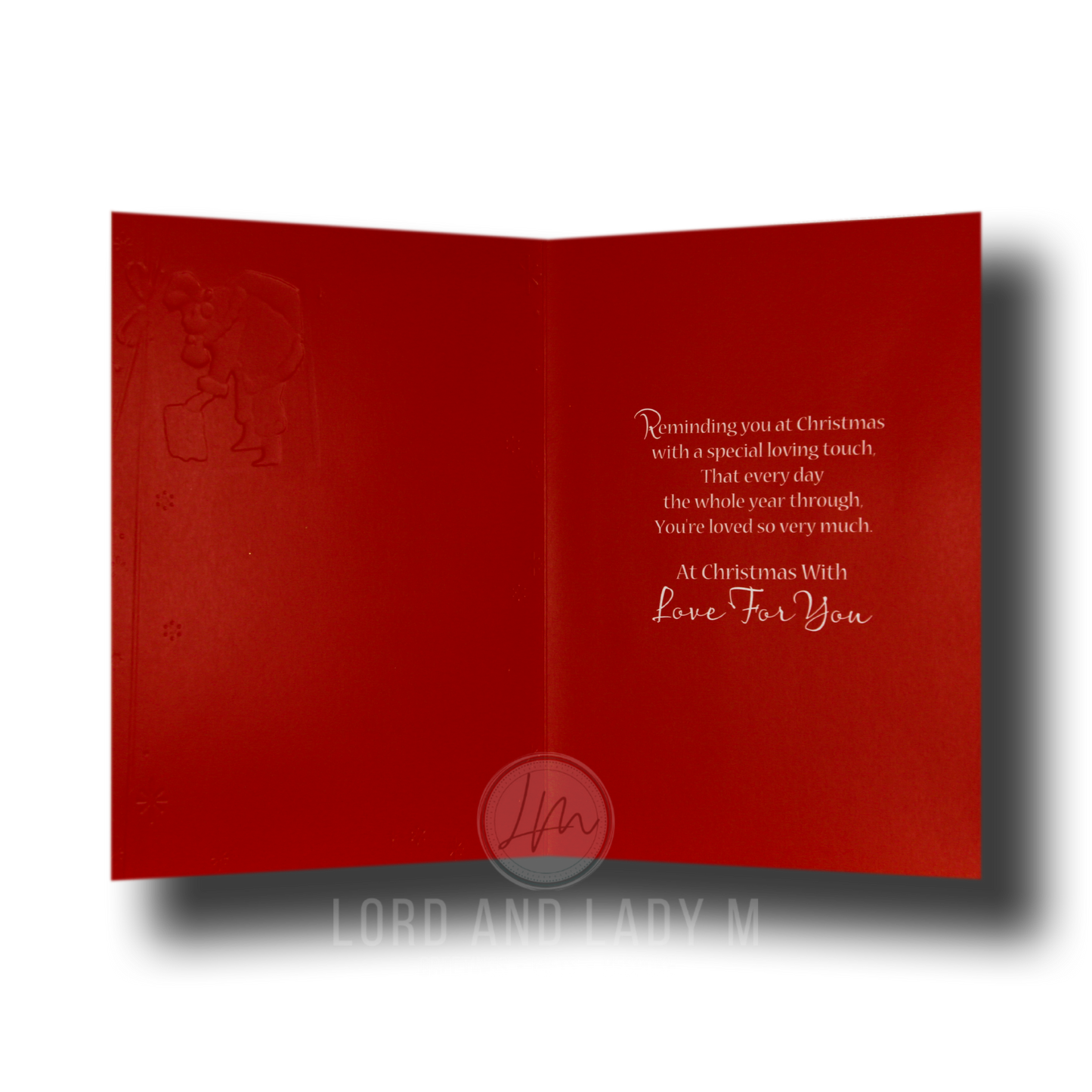 20cm - Christmas Wishes For You, Dad With Love - E