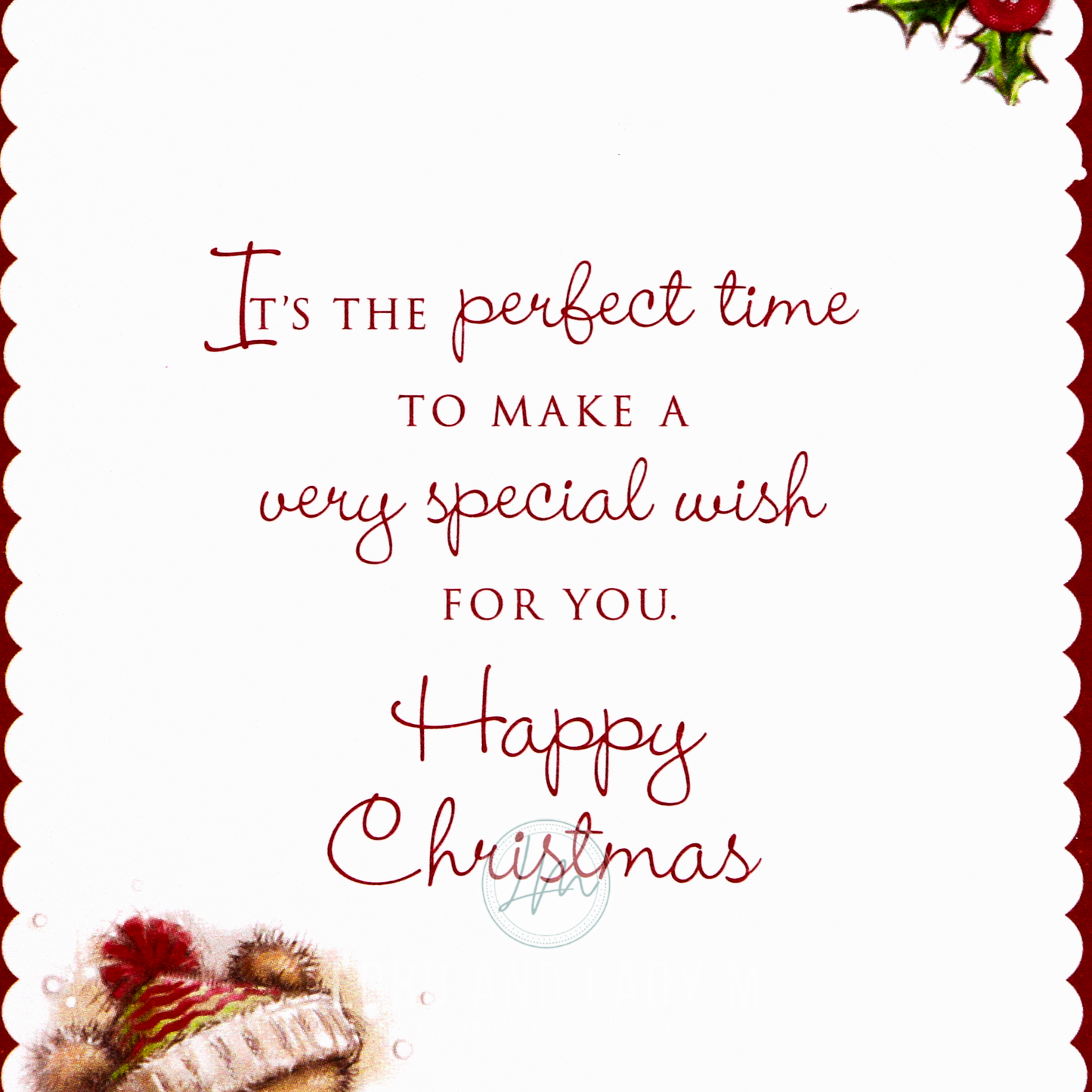 25cm - For A Special Friend Have A ... -Lge Let- E