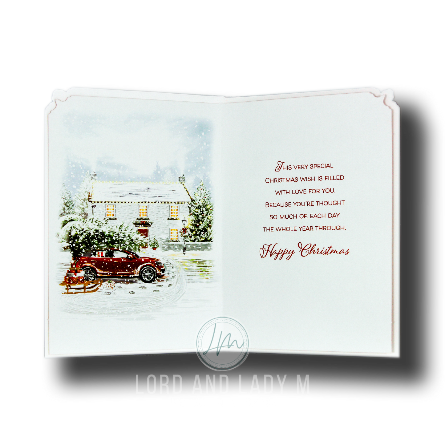 19cm - To A Special Uncle Christmas Wishes - BGC