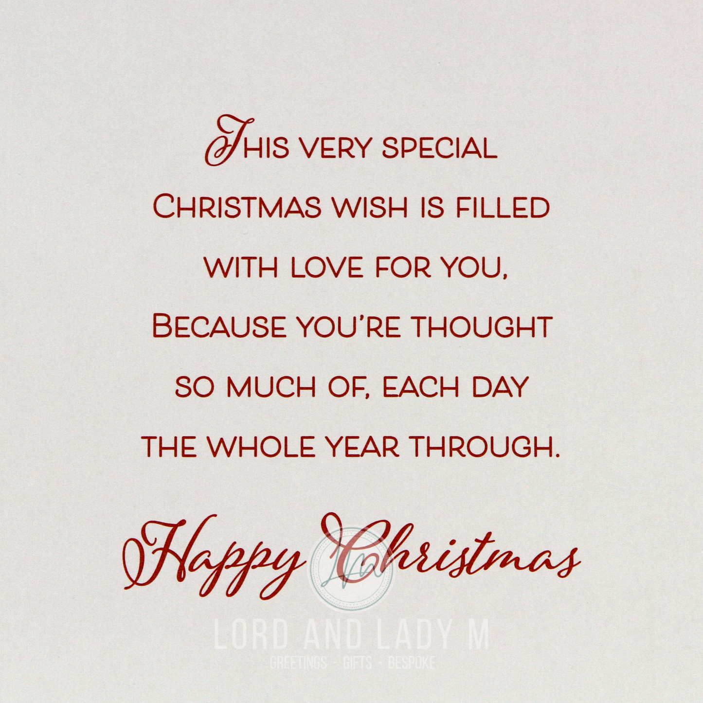 19cm - To A Special Uncle Christmas Wishes - BGC