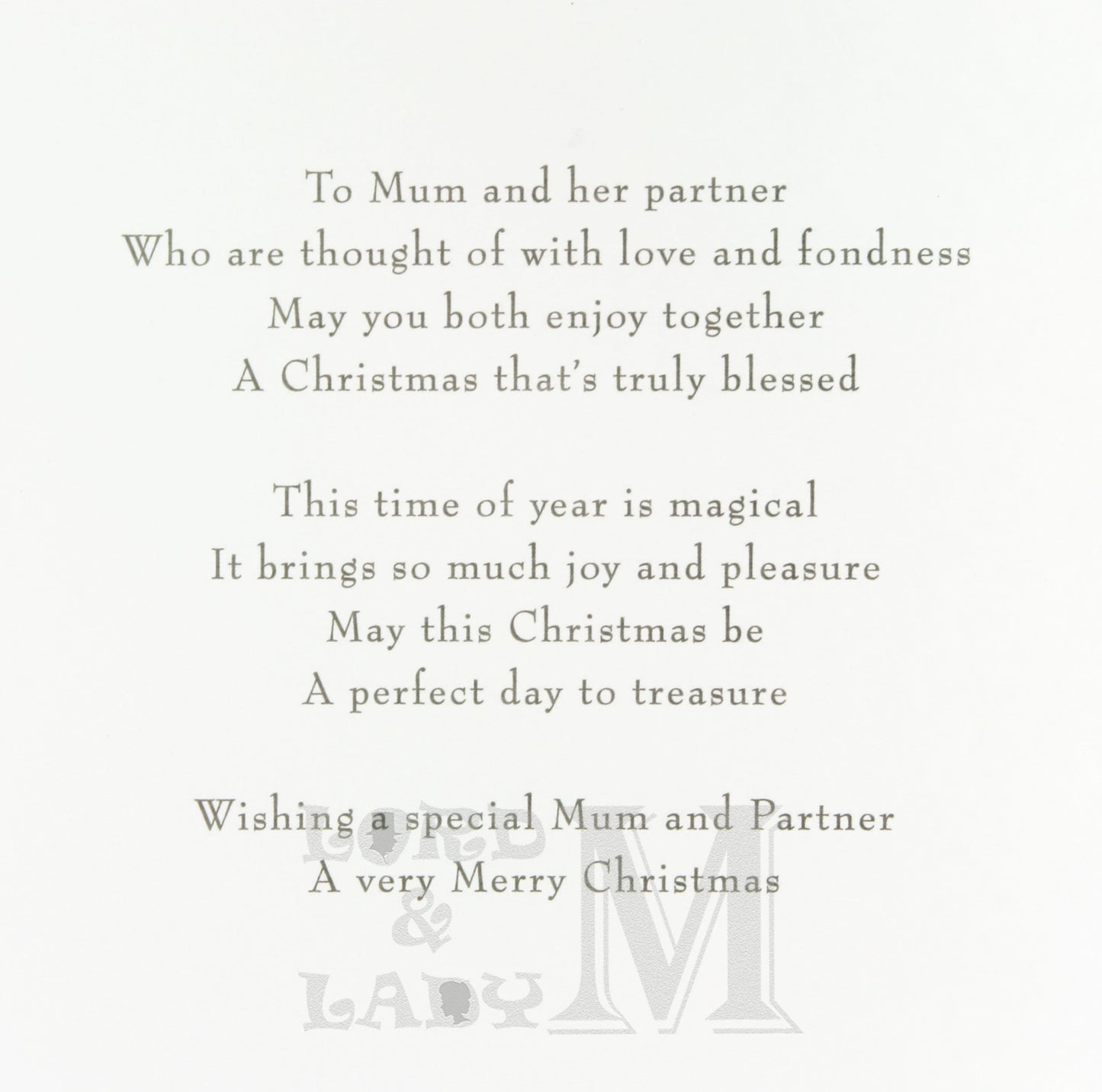23cm - To A Special Mum & Partner - Polar Bears GH