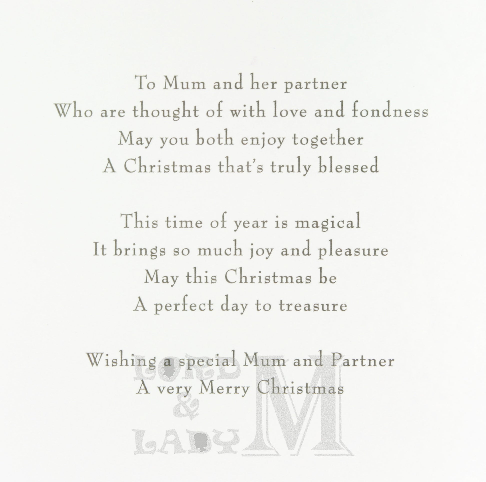 23cm - To A Special Mum & Partner - Polar Bears GH