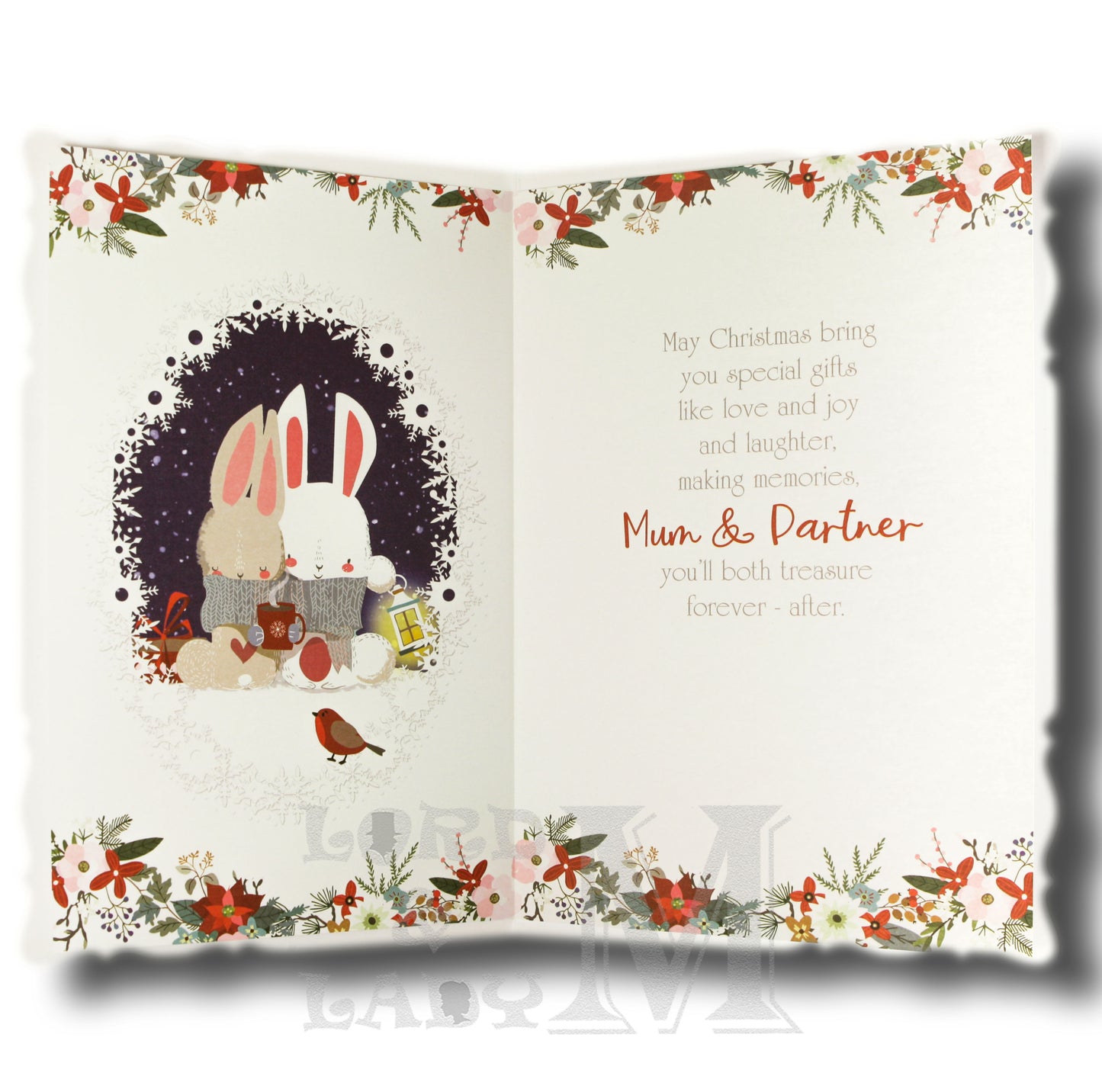 27cm - Mum & Partner At Christmas - Lge Let - GH