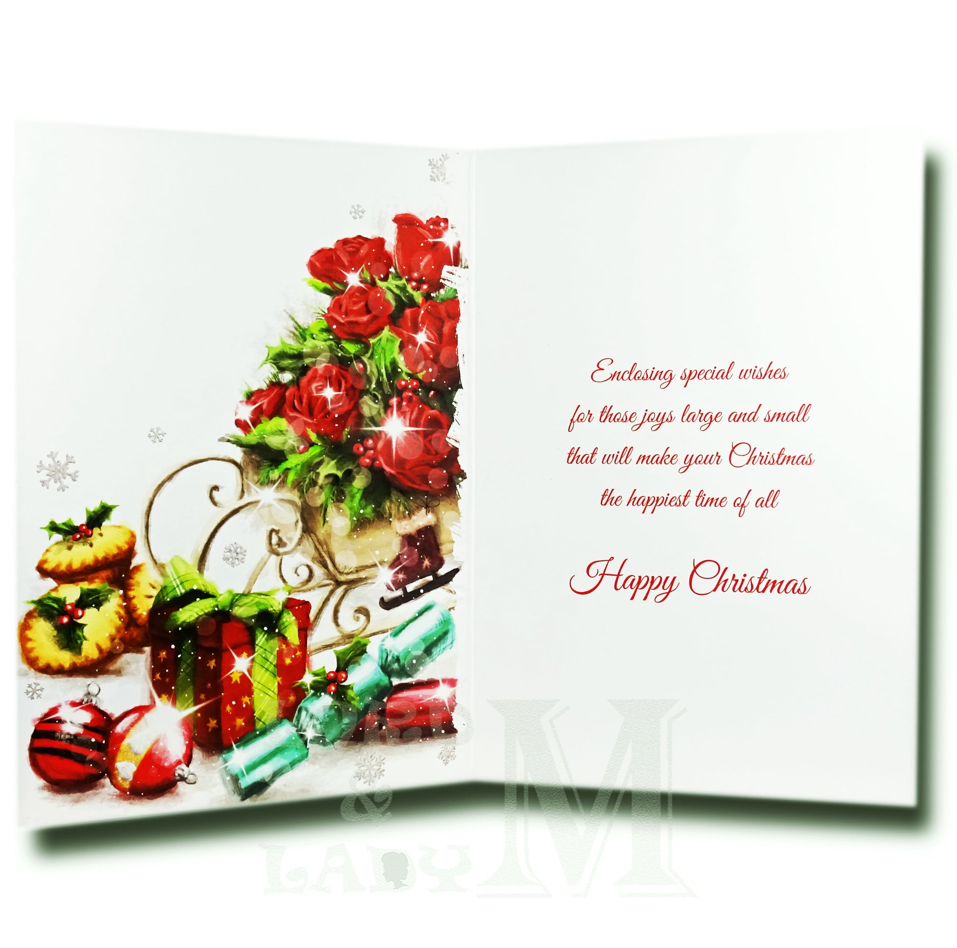 19cm - Christmas Wishes To You, Mum & Partner - GH