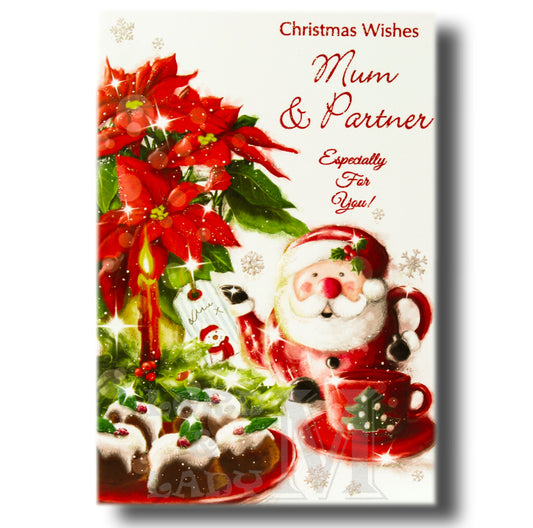 19cm - Christmas Wishes Mum & Partner - GH