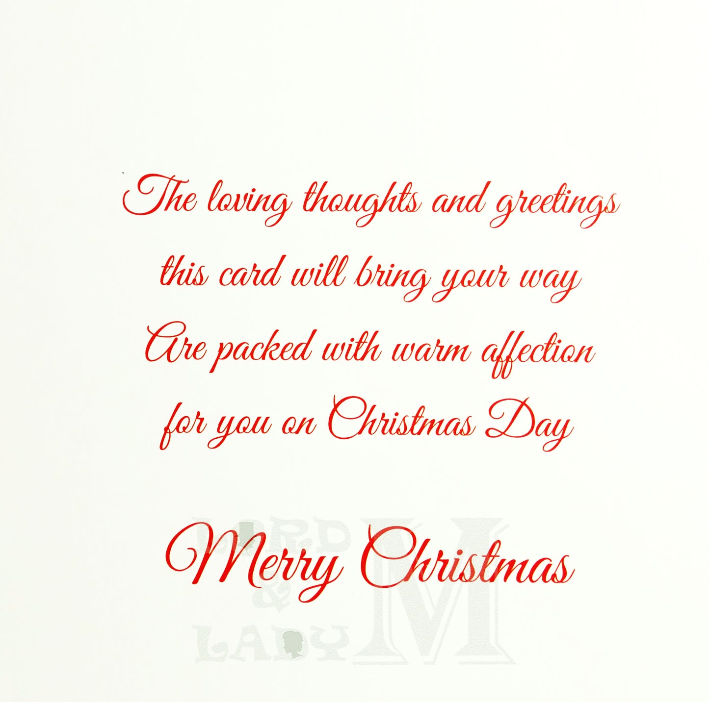 19cm - Christmas Wishes Mum & Partner - GH