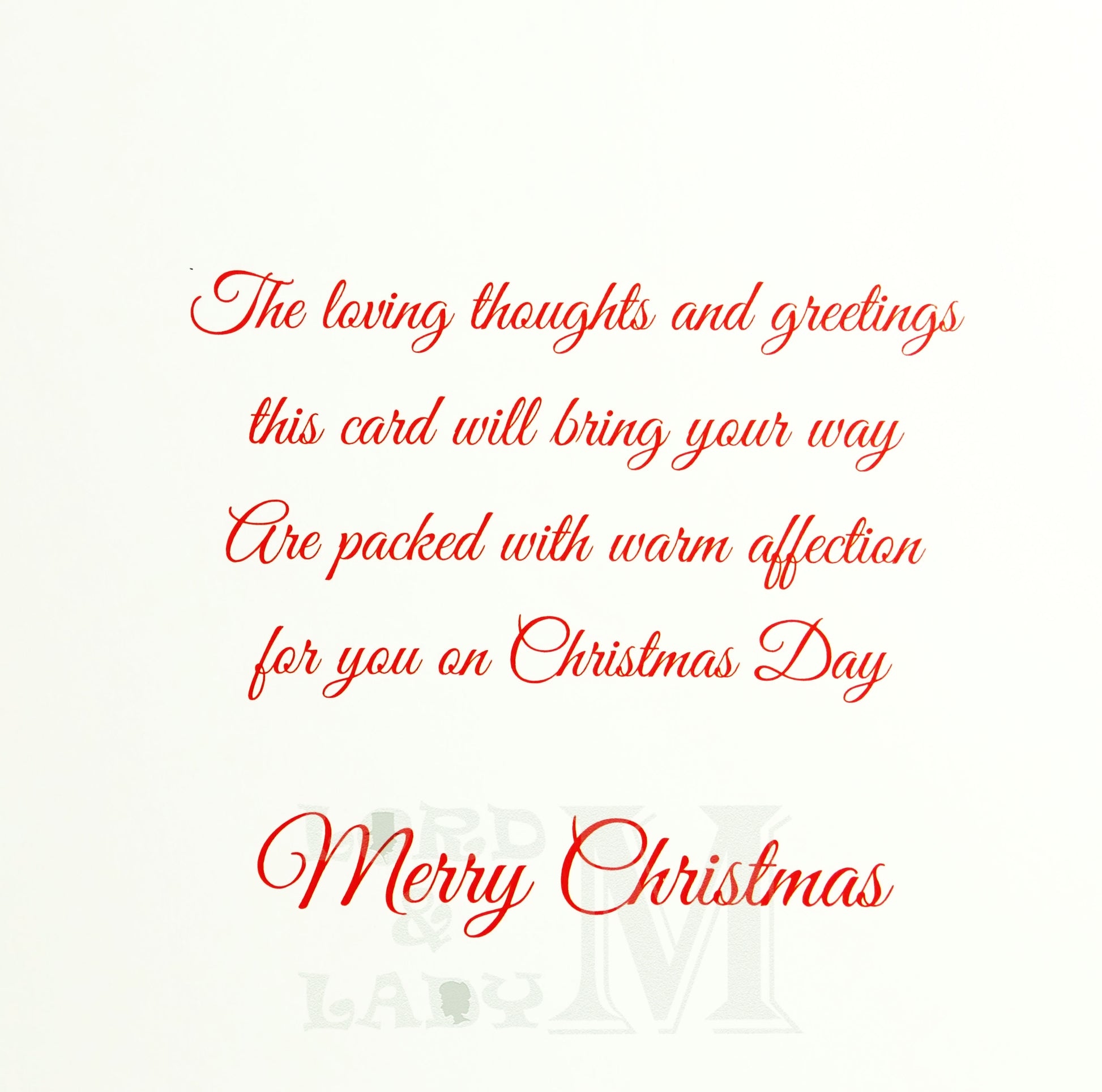 19cm - Christmas Wishes Mum & Partner - GH