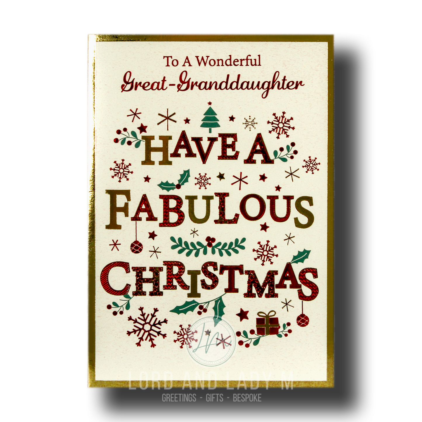 19cm - To A Wonderful Great-Granddaughter - BGC