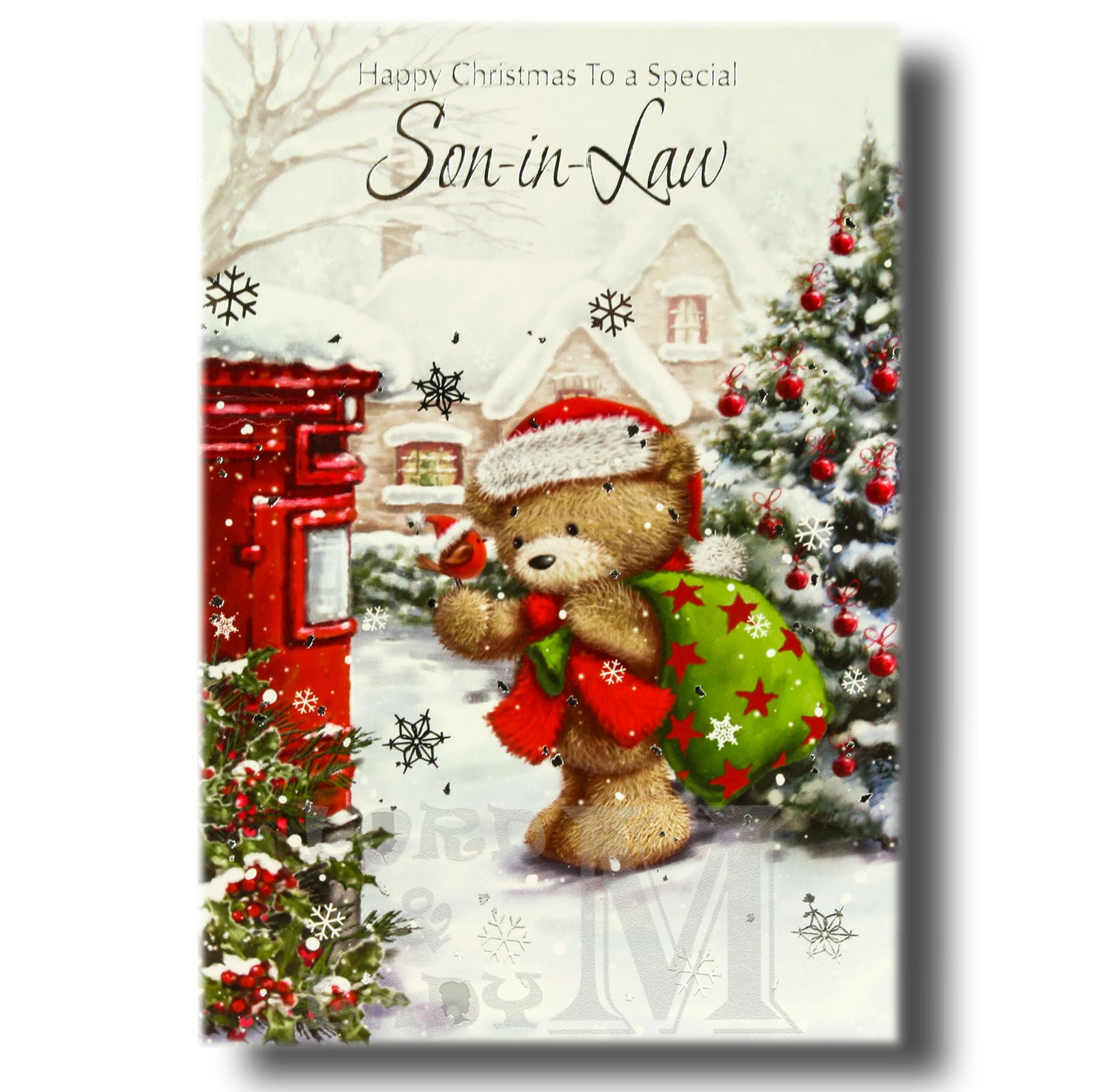 19cm - .. Special Son-in-Law - Bear Postbox - GH