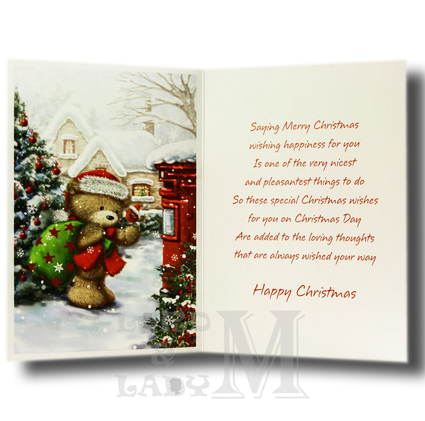 19cm - .. Special Son-in-Law - Bear Postbox - GH