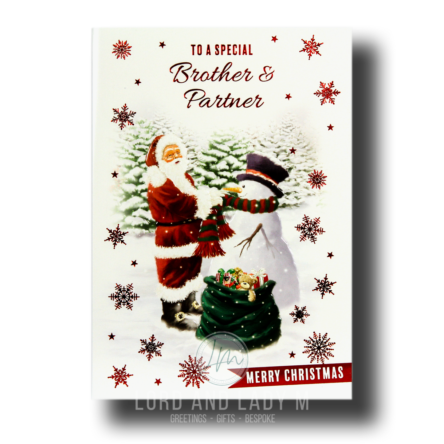 19cm - To A Special Brother & Partner Merry - BGC