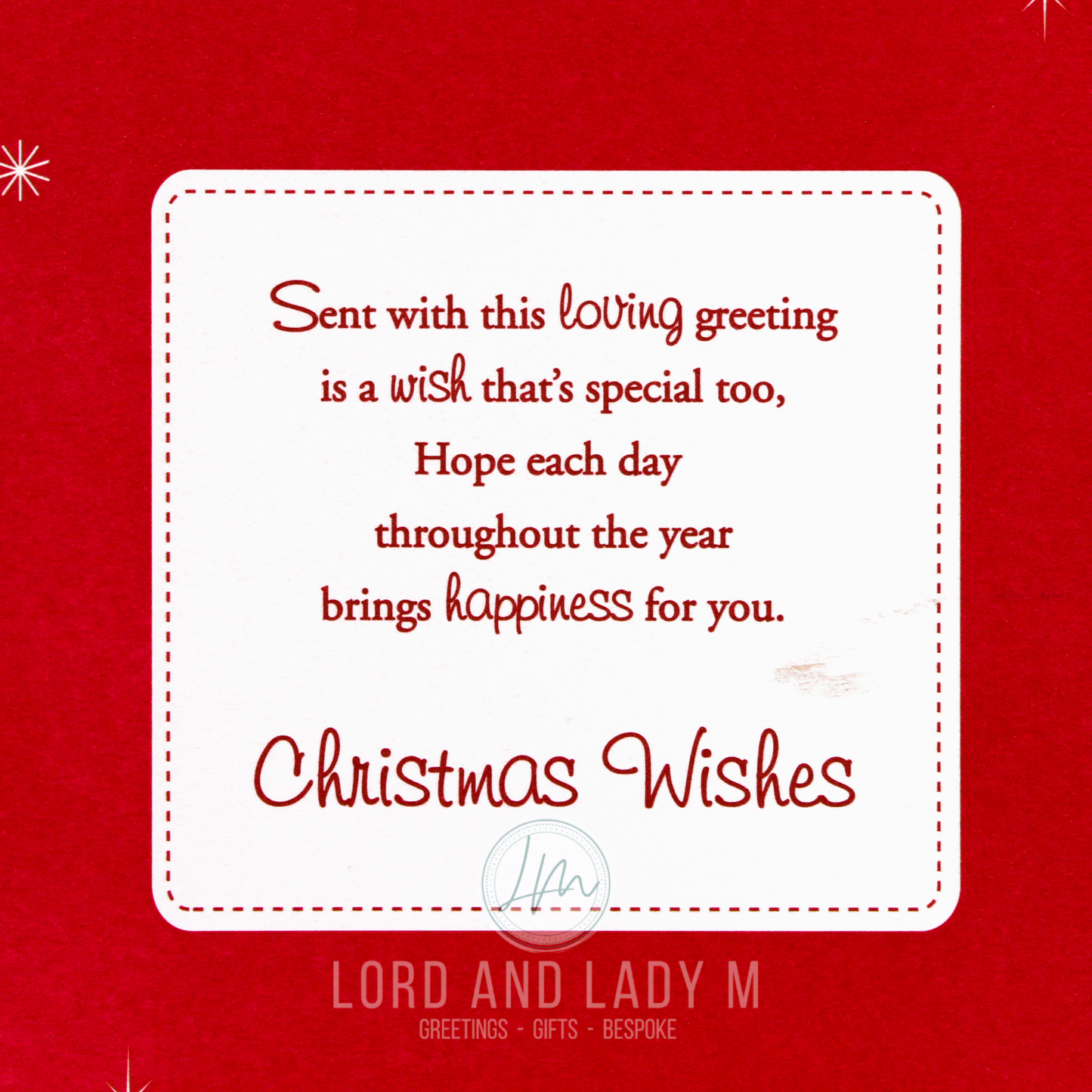 19cm - To A Special Auntie Have A Very Merry - BGC
