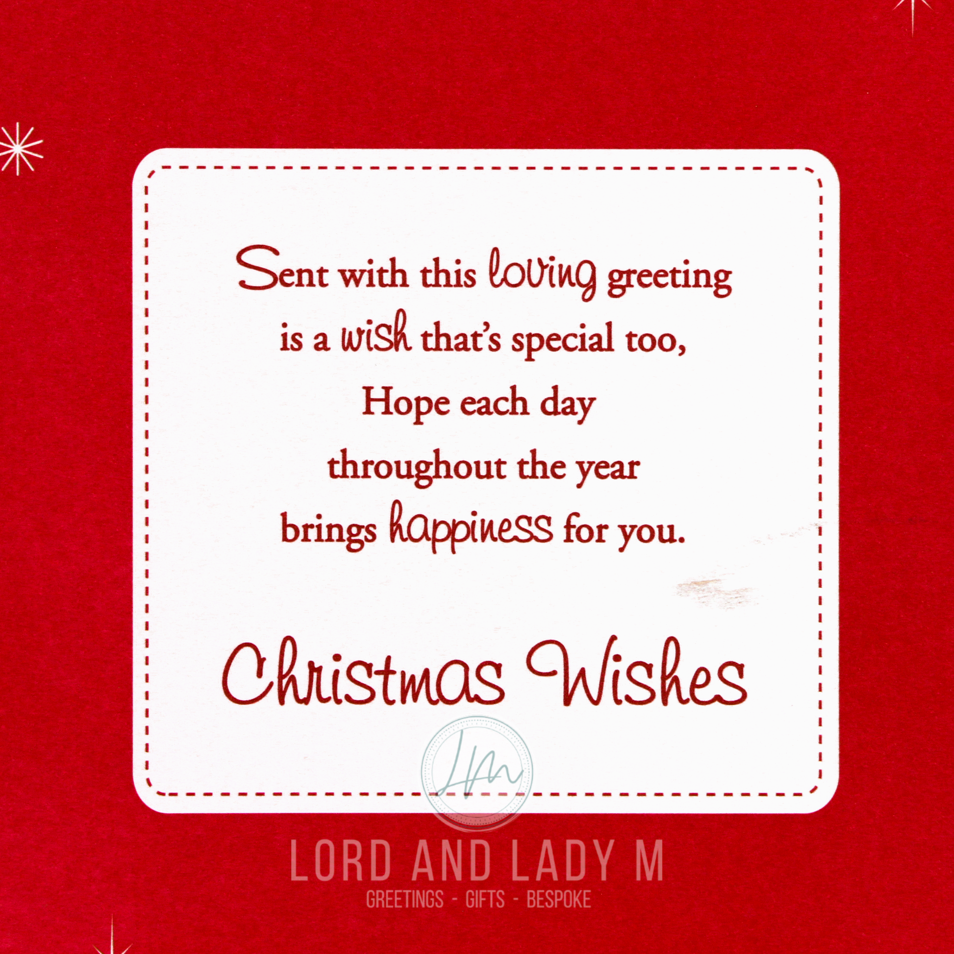 19cm - To A Special Auntie Have A Very Merry - BGC