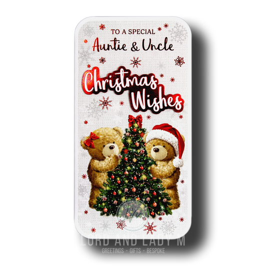 23cm - To A Special Auntie & Uncle Christmas - BGC