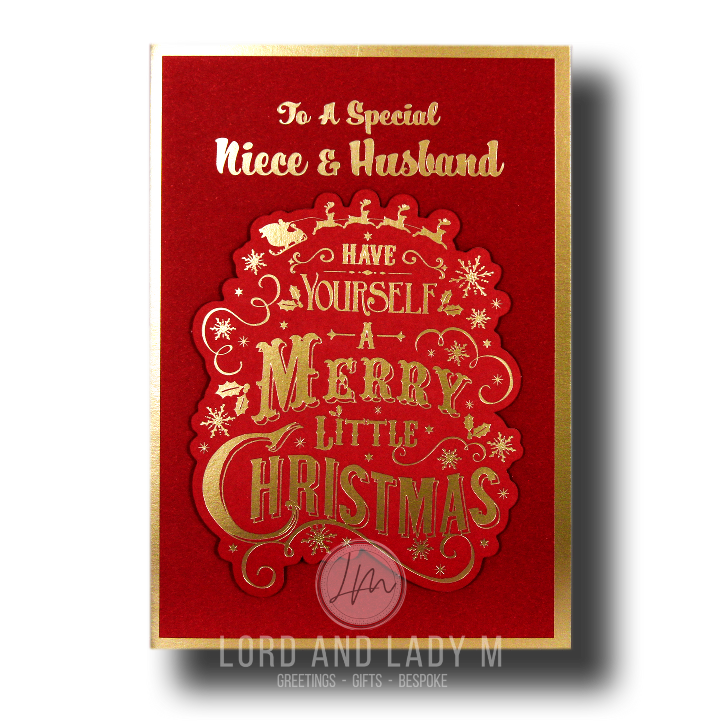 19cm - To A Special Niece & Husband Have - BGC